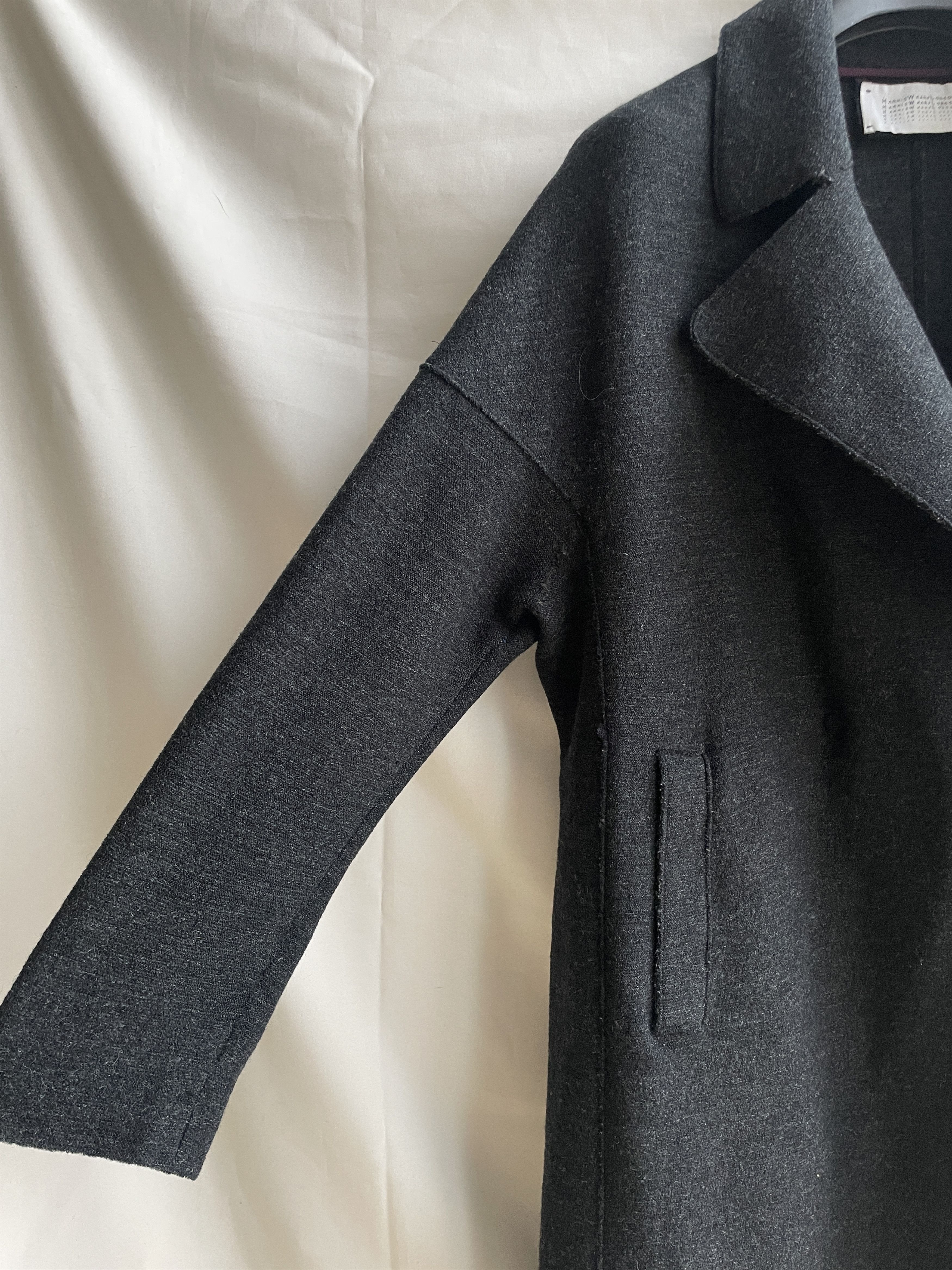 Harris Wharf London Harris Wharf London Womens Boiled Wool Coat Size M Size M / US 6-8 / IT 42-44 - 7 Thumbnail