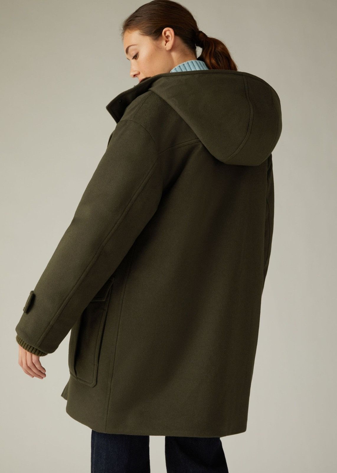 Loro Piana o1srvl11e0824 Borveior Fur Cashmere Jacket in Olive Green Size L / US 10 / IT 46 - 4 Thumbnail