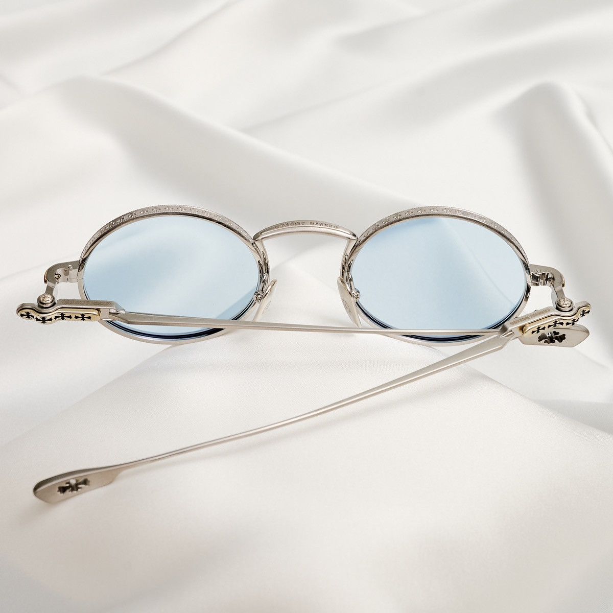 Chrome Hearts CHROME HEARTS HONEY DIPPED BRUSHED ALLOY SUNGLASSES Size ONE SIZE - 7 Thumbnail