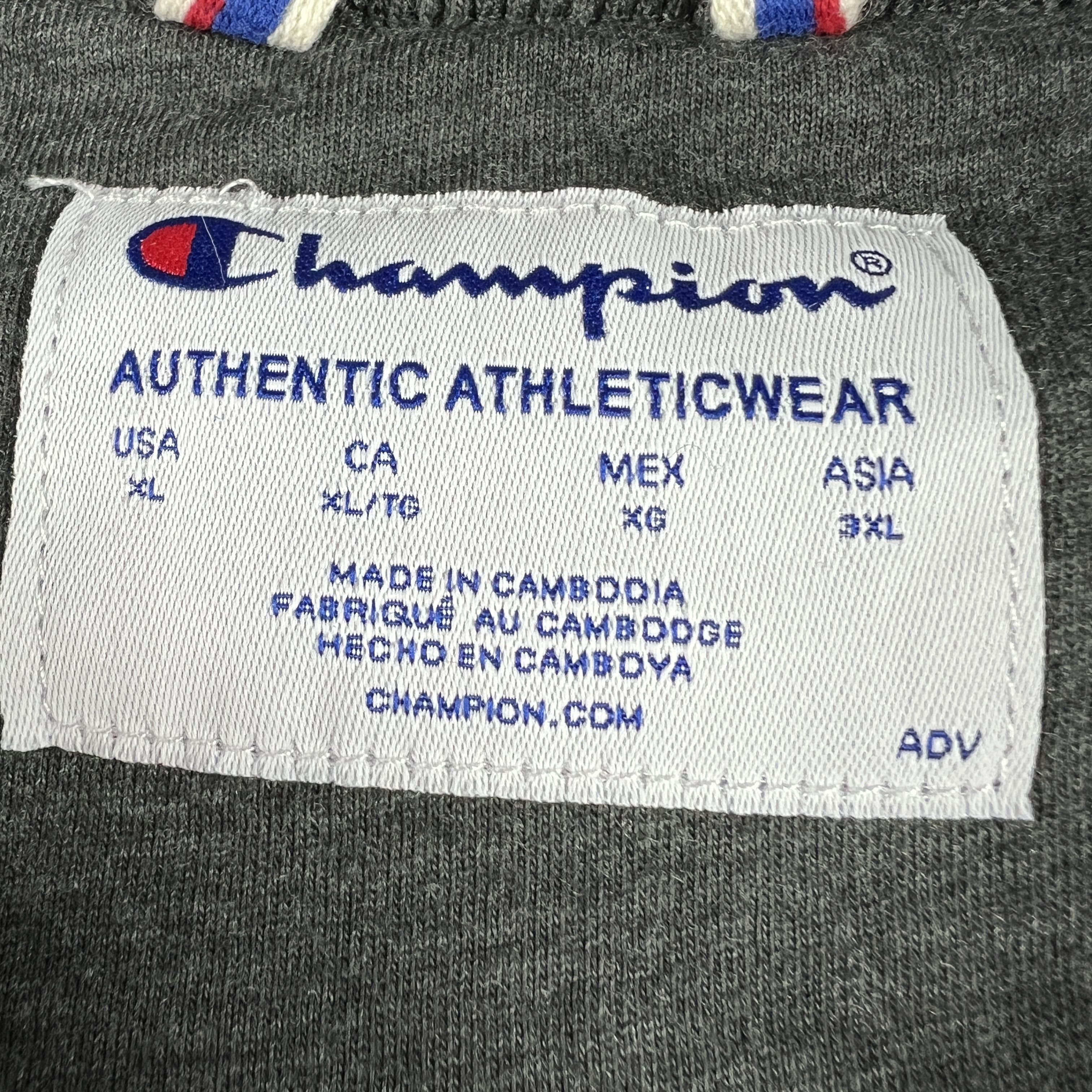 Champion Champion Sweatshirt Dark Grey Faded Tonal Pullover Crewneck Size US XL / EU 56 / 4 - 6 Thumbnail