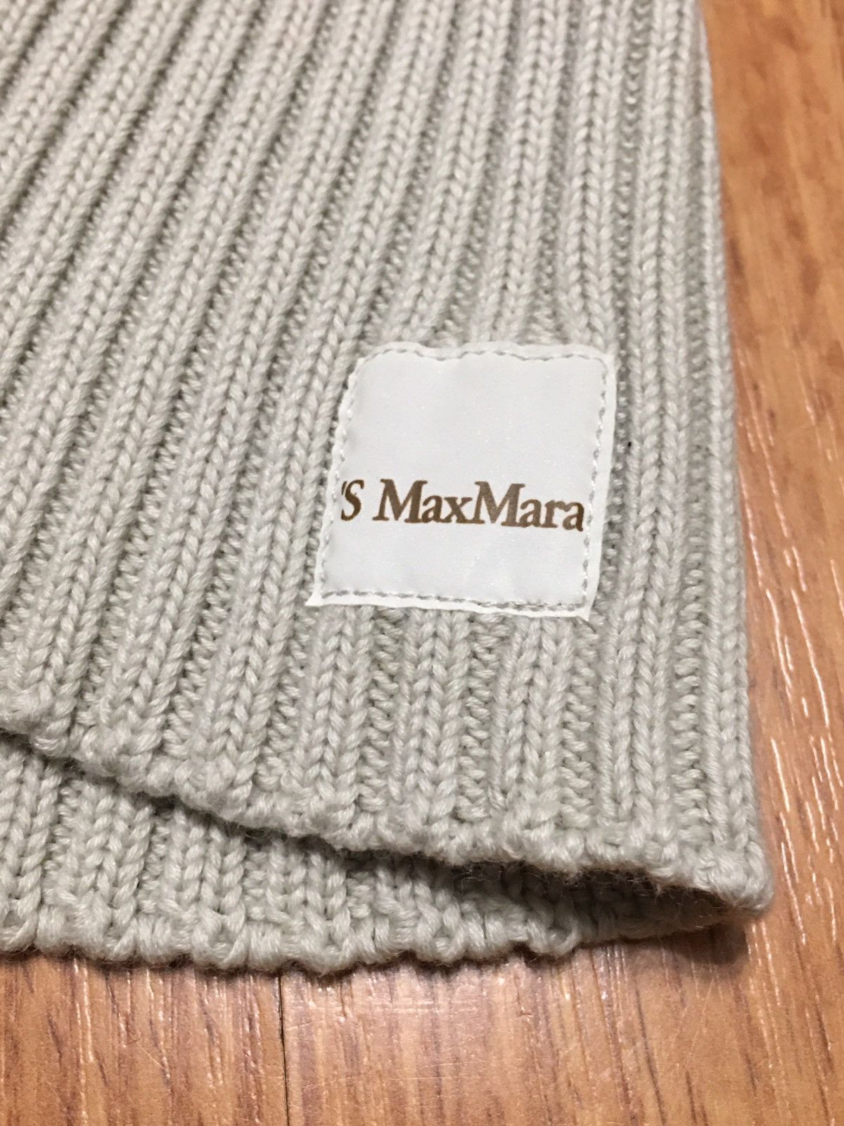 Max Mara S’Max Mara Beige Cotton Cashmere Mini Skirt Size M Size 27" / US 4 / IT 40 - 12 Thumbnail