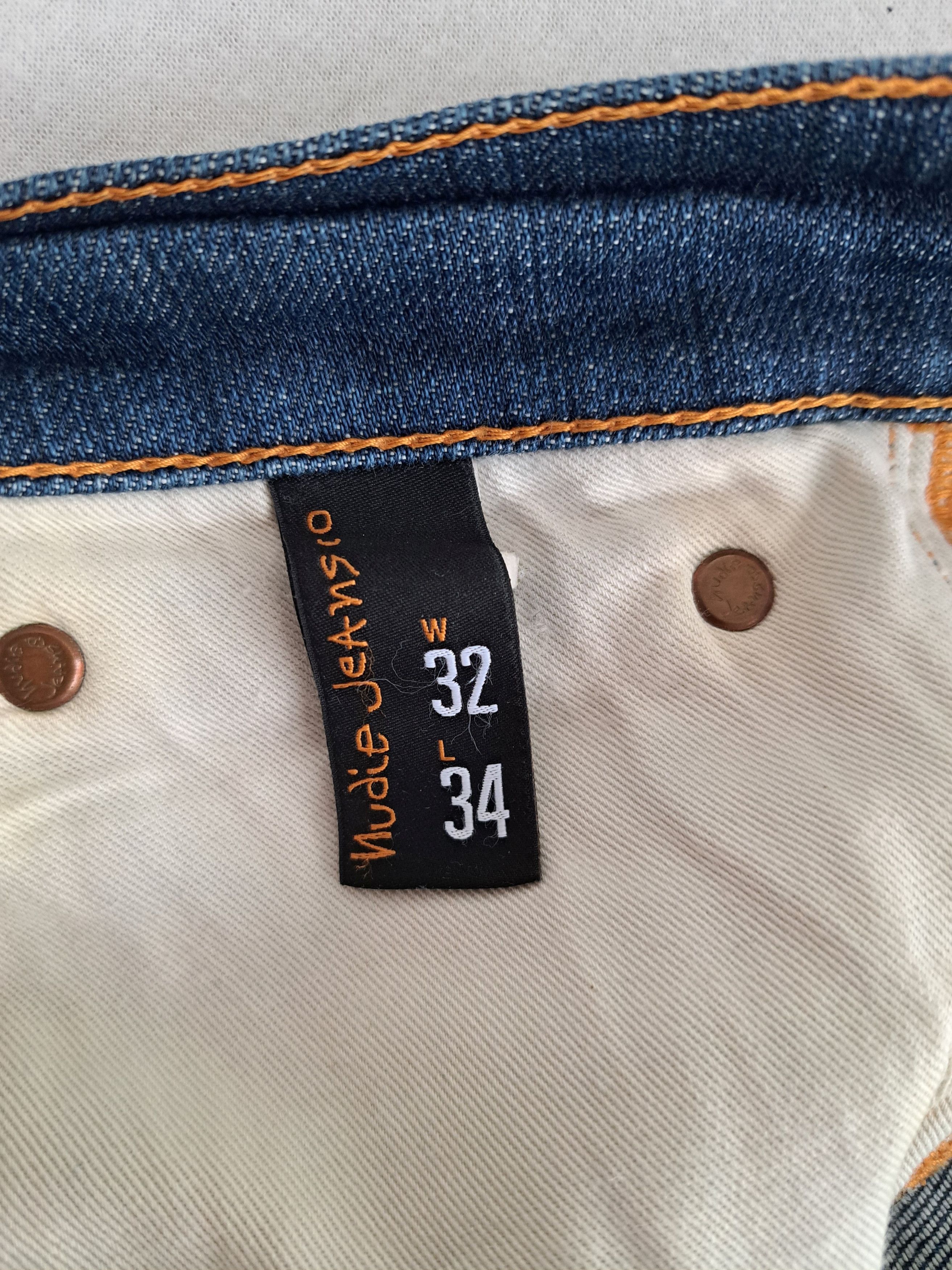 Nudie Jeans GRIM TIM DRY OPEN NAVY (1005119) - Denim Jeans - W32 Size US 32 / EU 48 - 6 Thumbnail