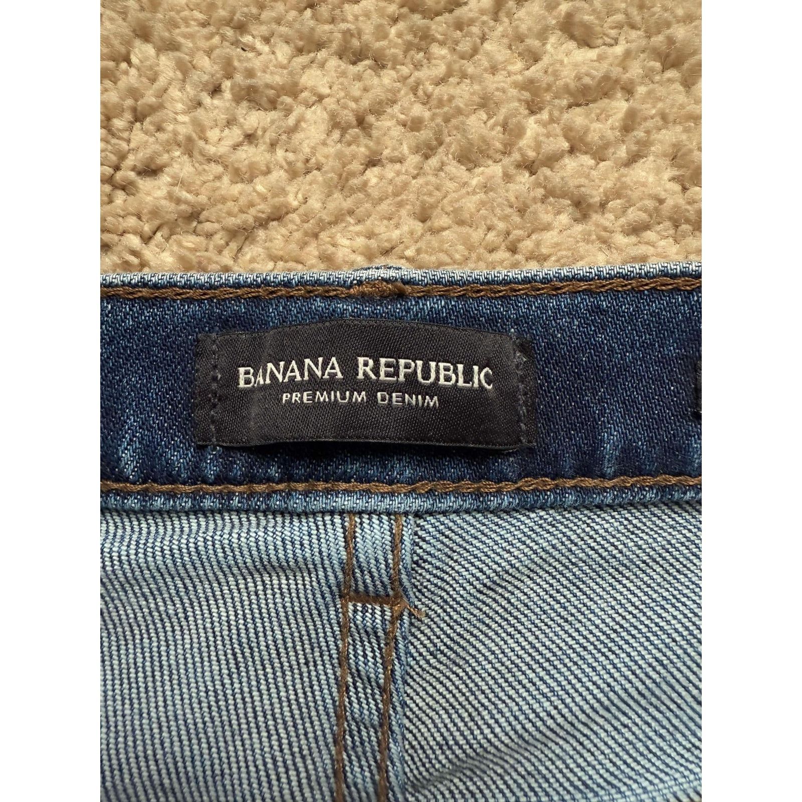 Banana Republic Banana Republic High Rise Straight Jeans Medium Wash Size 27" / US 4 / IT 40 - 6 Thumbnail