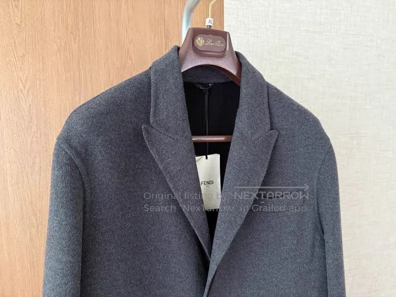Fendi Fendi Autumn Winter Double-Faced Cashmere Coat Size US M / EU 48-50 / 2 - 2 Thumbnail