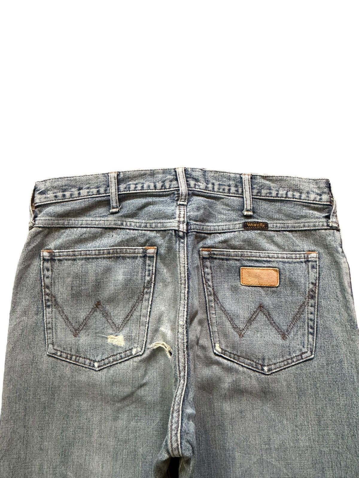 Wrangler Vintage Wrangler Rusty Wash Distress Baggy Jeans Size US 31 - 4 Thumbnail