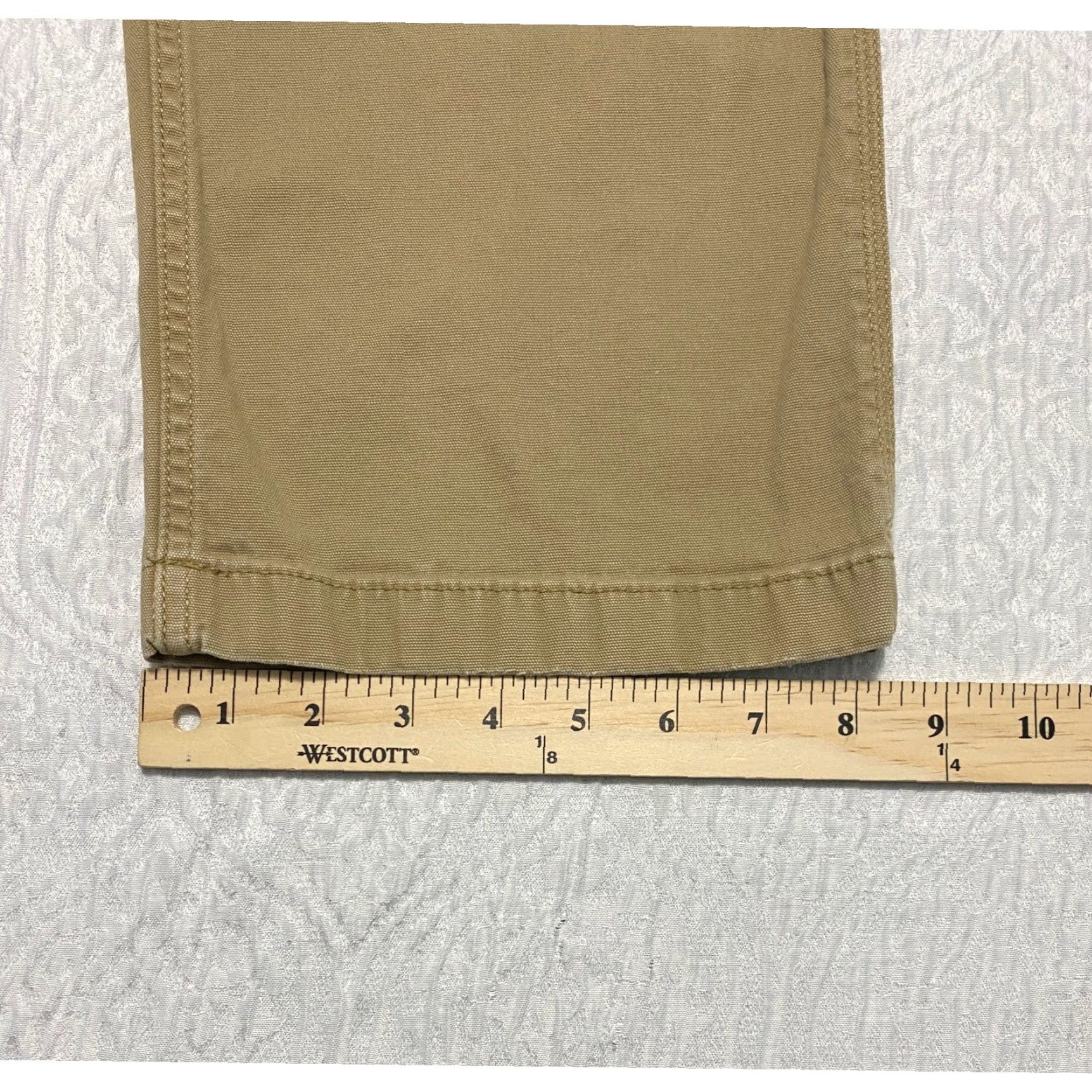 Carhartt VINTAGE Carhartt Relaxed Fit Carpenter Pants Mens 34x26 Tan Beige Work Utility Casual Trousers Size US 34 / EU 50 - 7 Thumbnail