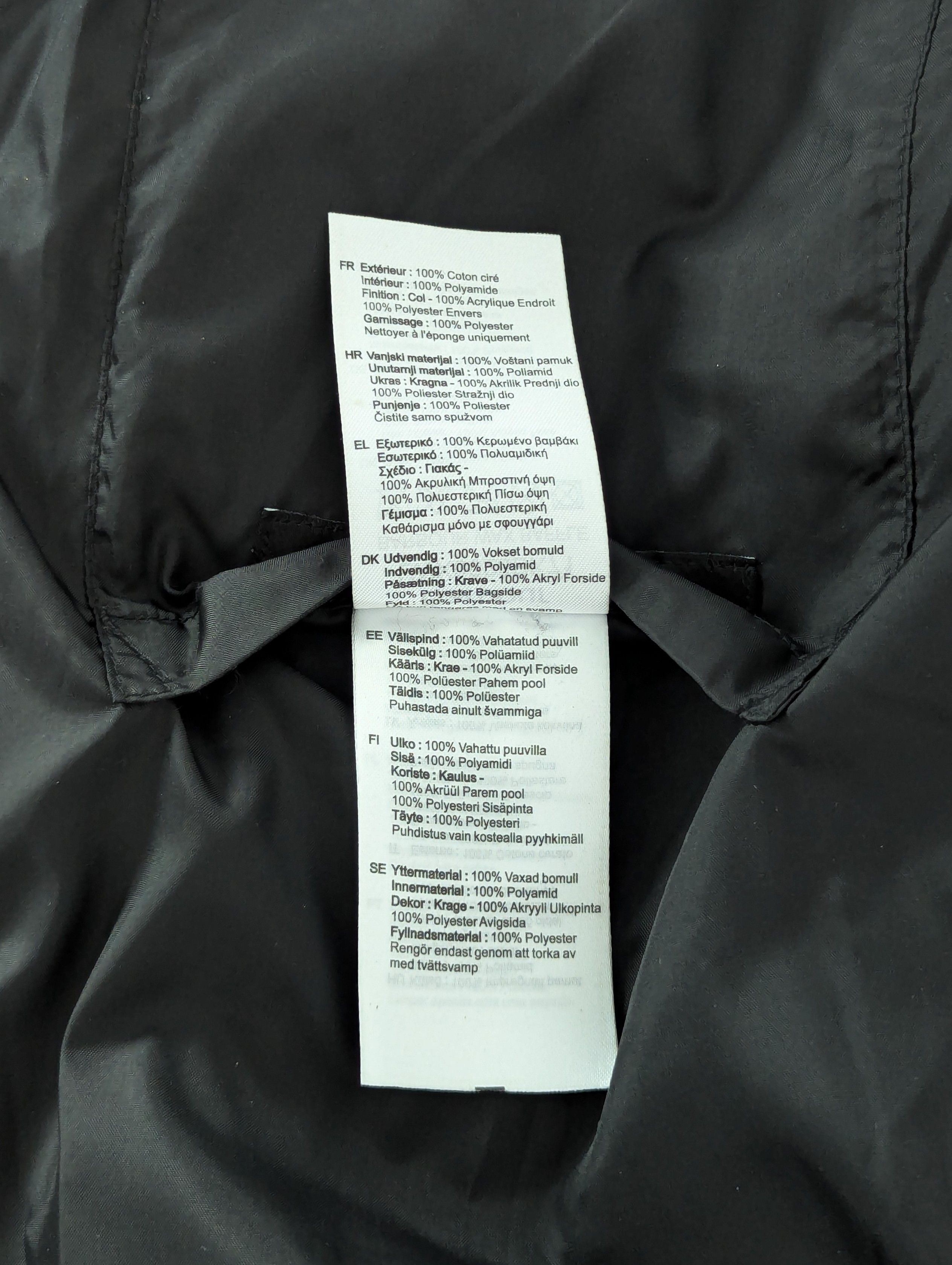 Barbour Barbour Wax Baffle Wax Fibredown Jacket Black Waxed Cotton Size M / US 6-8 / IT 42-44 - 15 Thumbnail