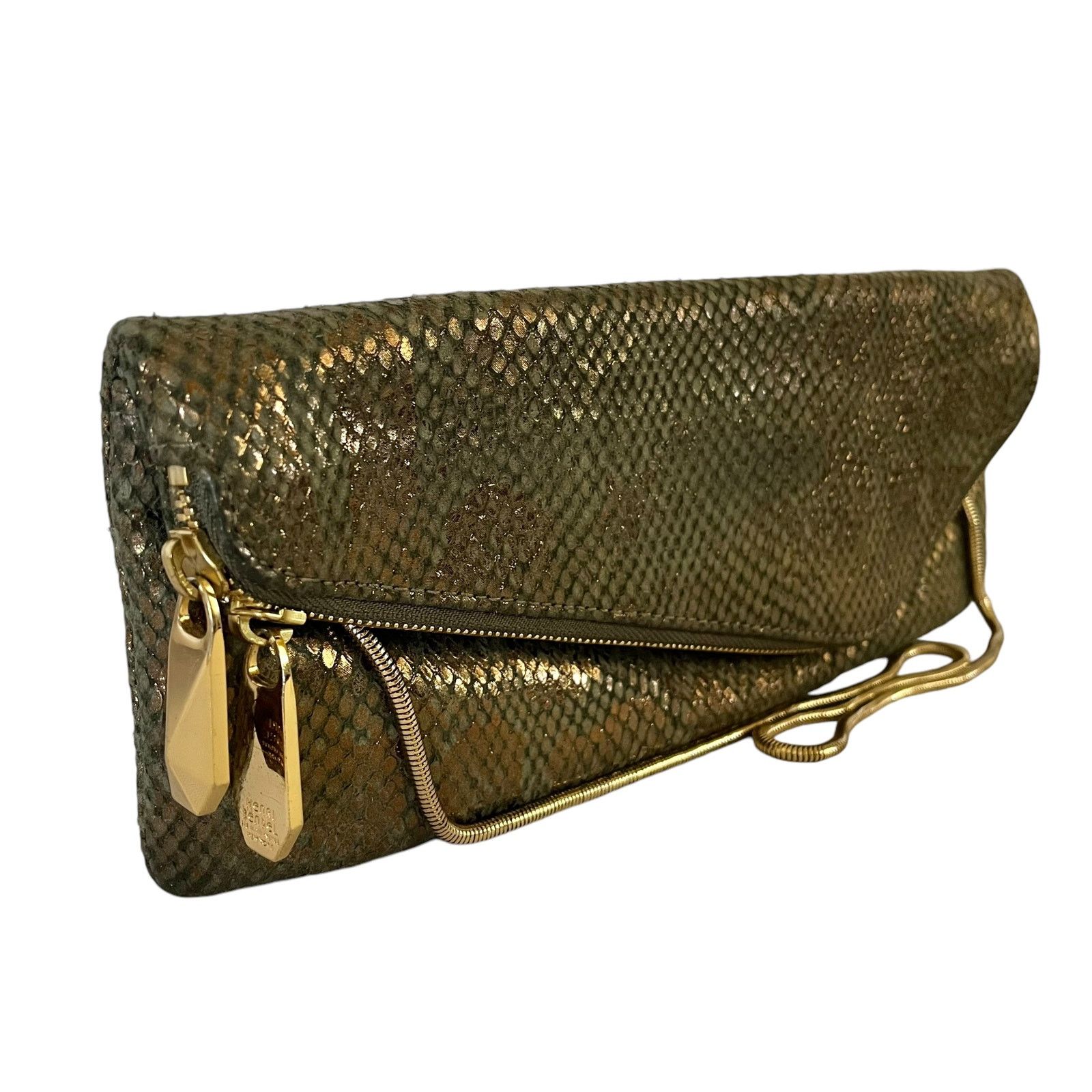 Henri Bendel Henri Bendel Debutante Slim Snake Print Clutch Evening Bag Size ONE SIZE - 11 Thumbnail