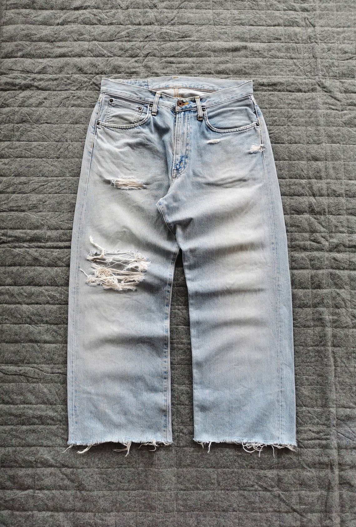 Edwin Edwin Selvedge Denim Jeans Grunge Size US 32 / EU 48 - 2 Thumbnail
