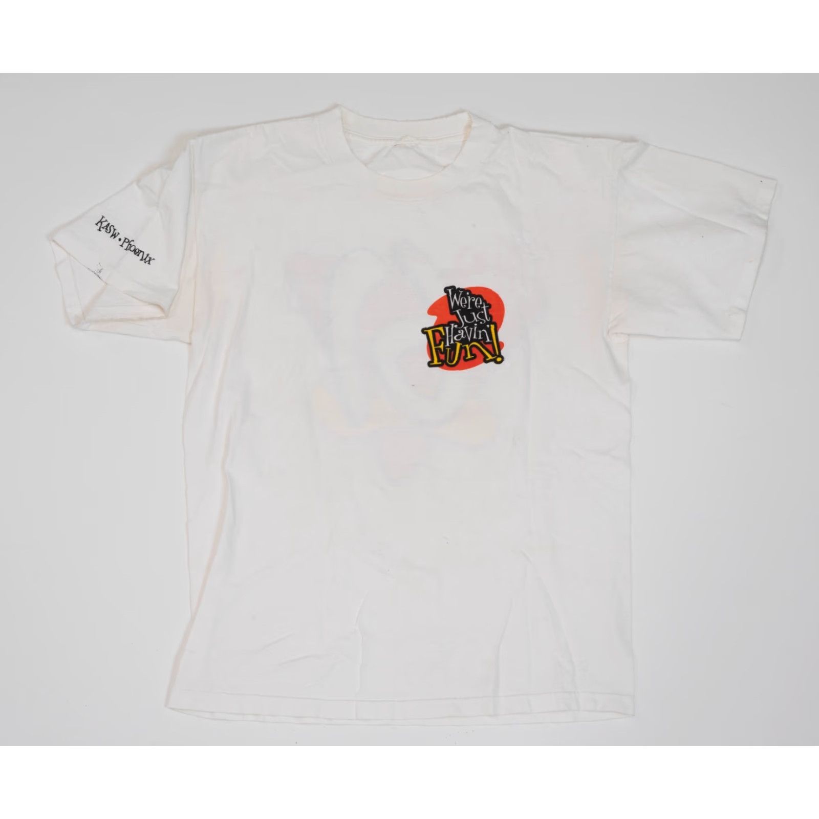 Vintage VINTAGE Warner Bros T-Shirt 90s Promo White Cotton Short Sleeve Crew Neck M Men Size US M / EU 48-50 / 2 - 4 Thumbnail