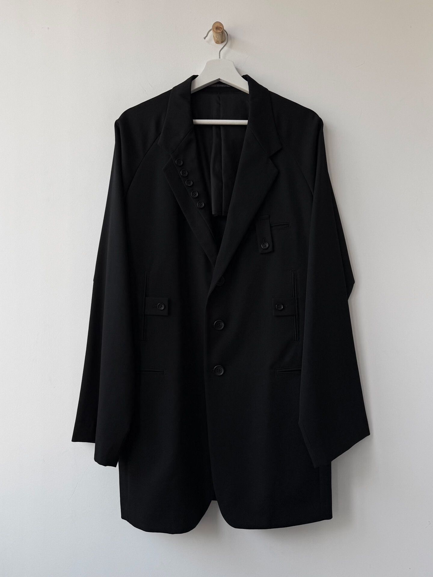 Yohji Yamamoto Yohji Yamamoto Black Military Style Jacket Size US L / EU 52-54 / 3 - 1 Thumbnail