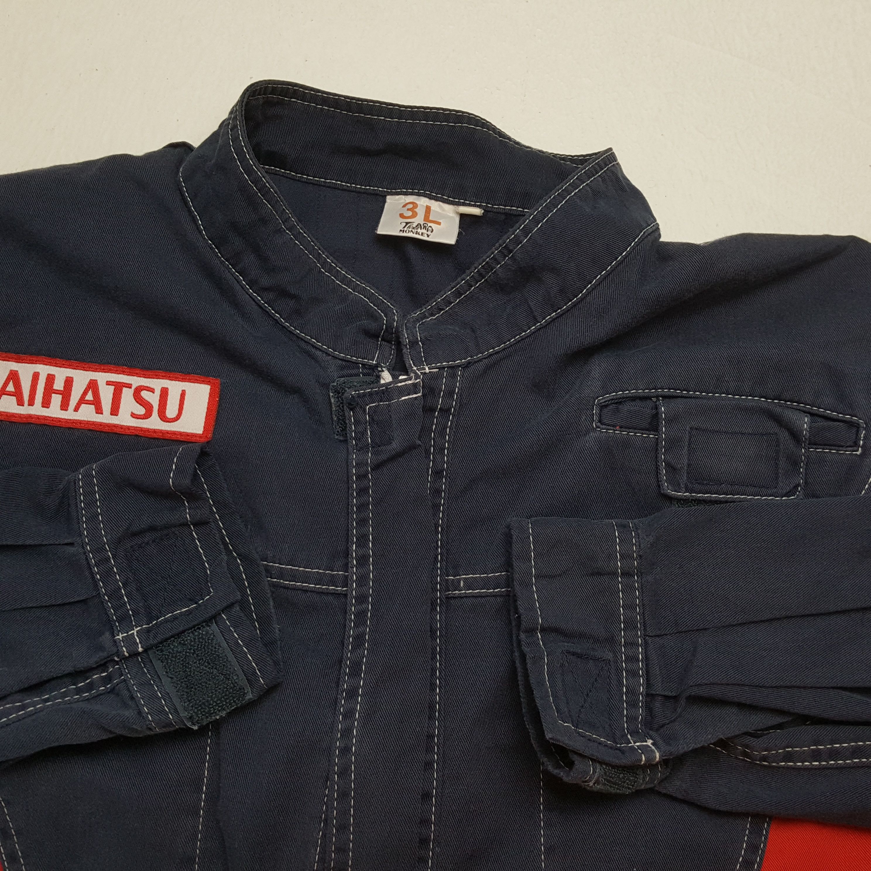 Vintage DAIHATSU Japanese Motorsports Workwear Coverall Jacket Size US XL / EU 56 / 4 - 13 Thumbnail