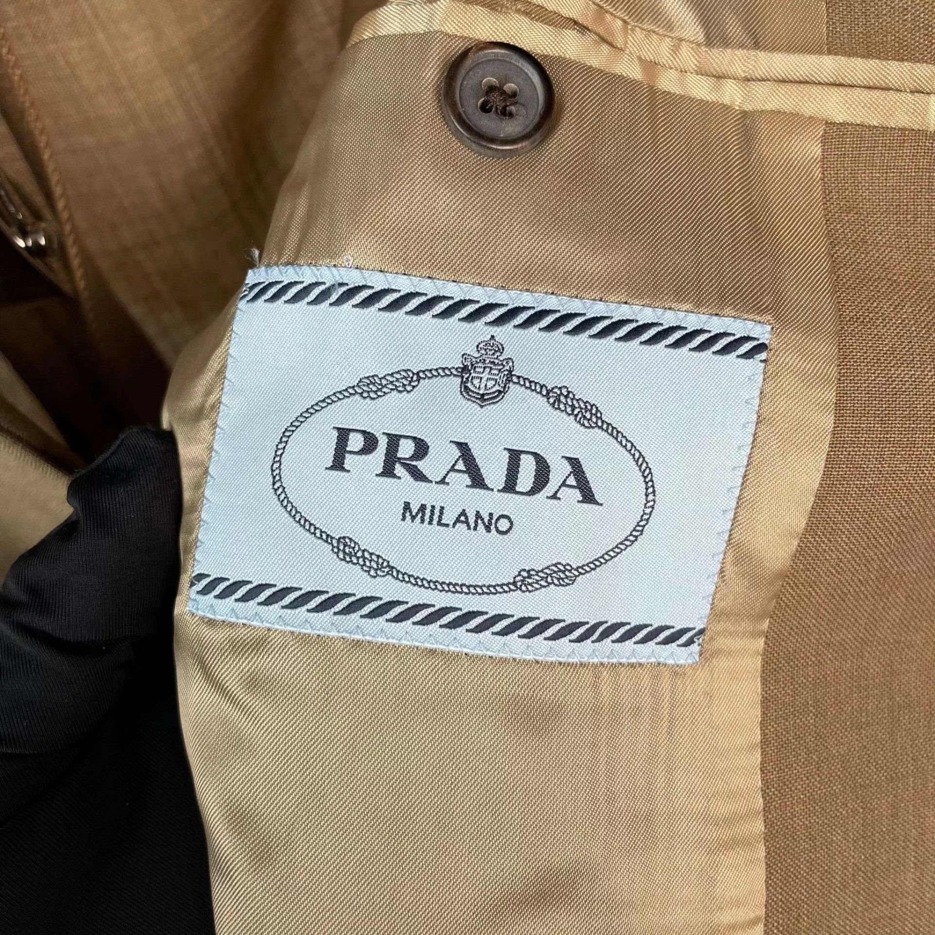 Prada Prada 23 Beige Trench Coat 36 Size XS / US 0-2 / IT 36-38 - 6 Thumbnail