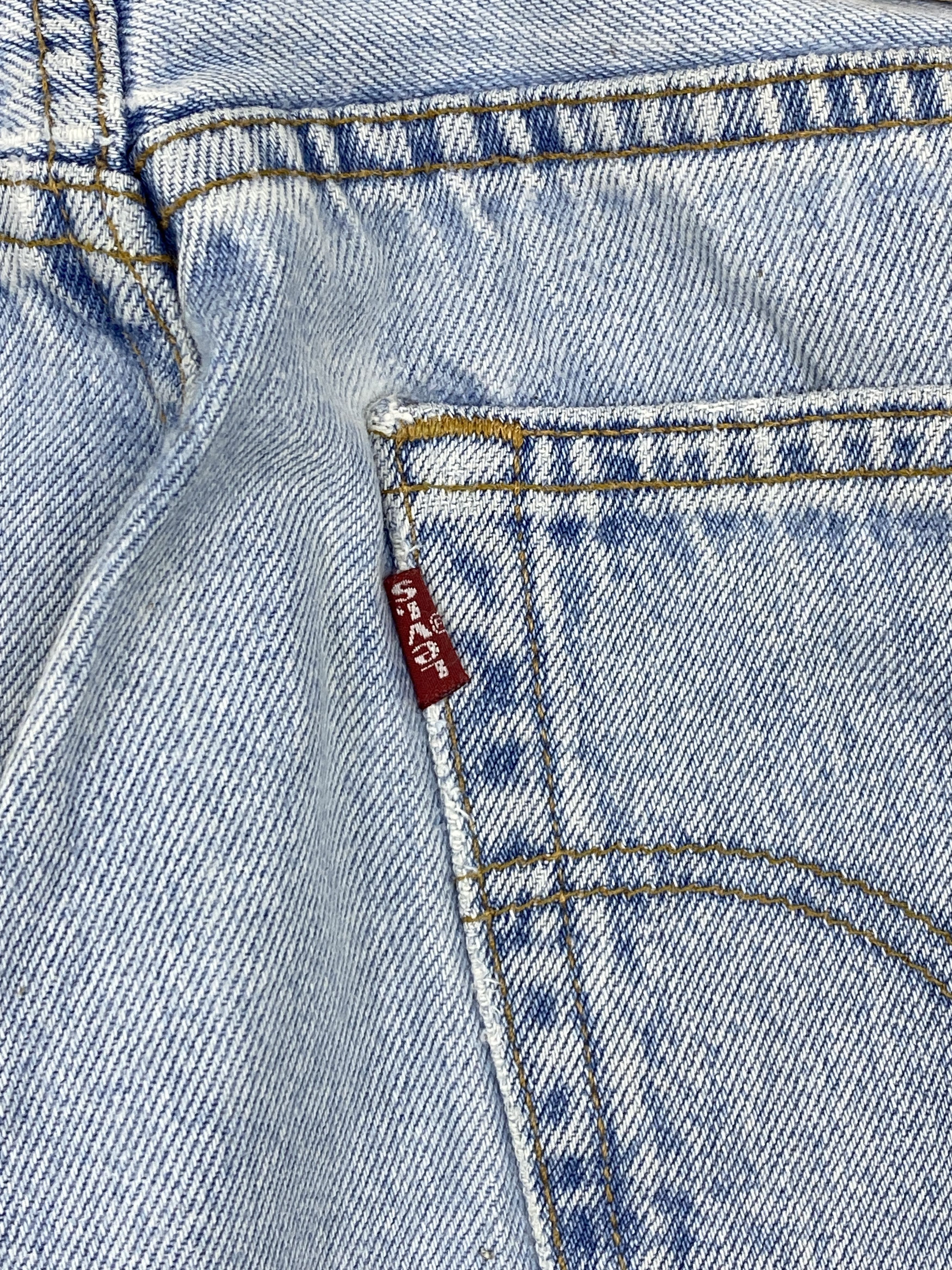 Levi's 90s Vintage Levis 501 Light WashnJeans DP2839 Size US 32 / EU 48 - 7 Thumbnail