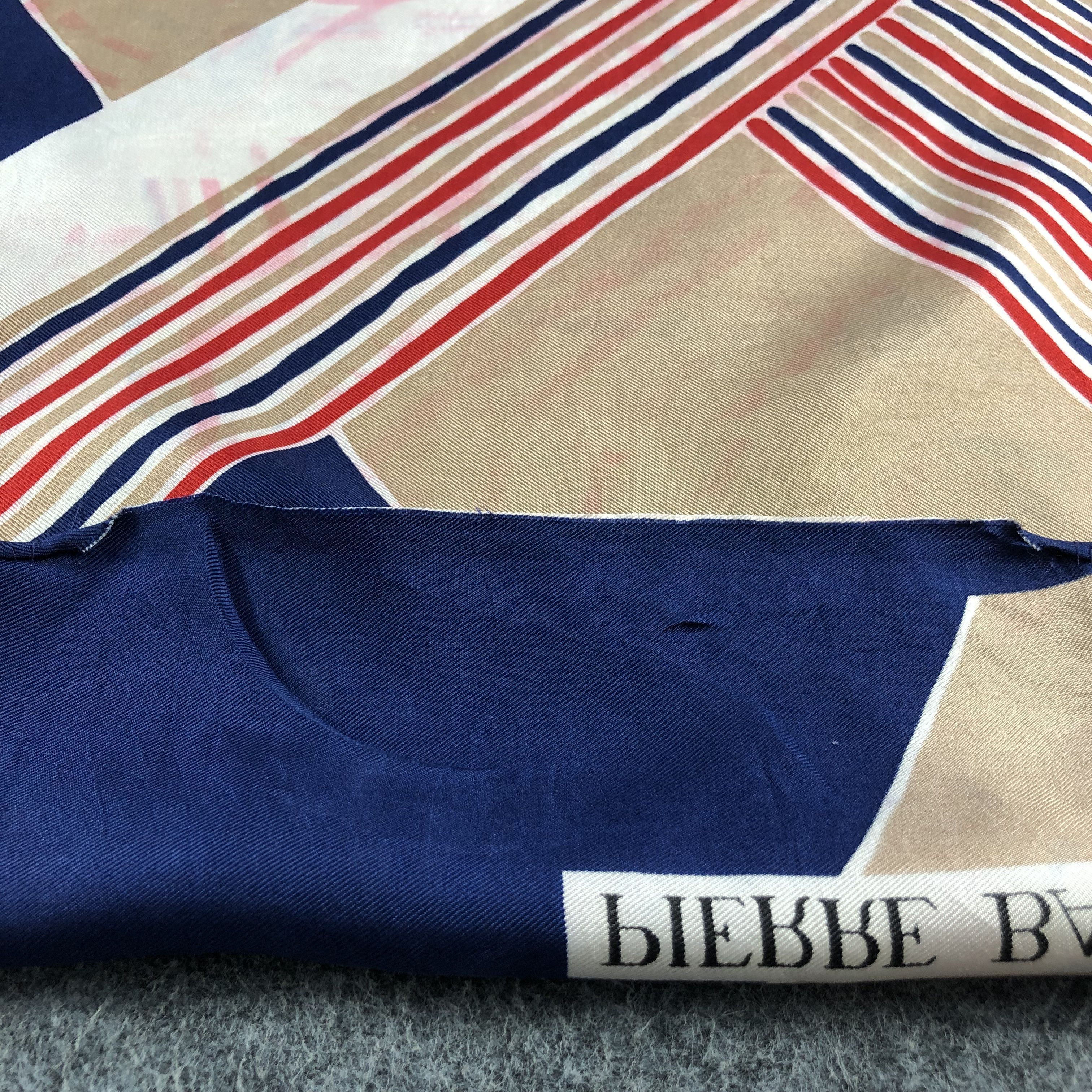 Pierre Balmain Pierre Balmain Abstract Silk Scarf M282 Size ONE SIZE - 6 Thumbnail