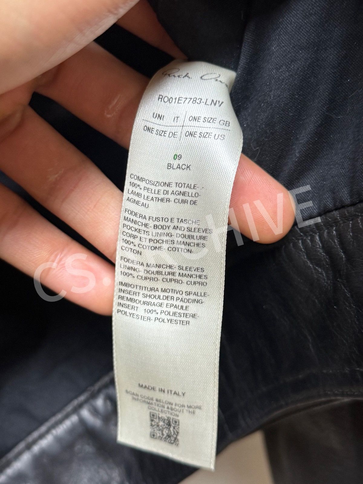 Rick Owens Rick owens 25SS Micro stooges Leather jacket Size US M / EU 48-50 / 2 - 12 Thumbnail