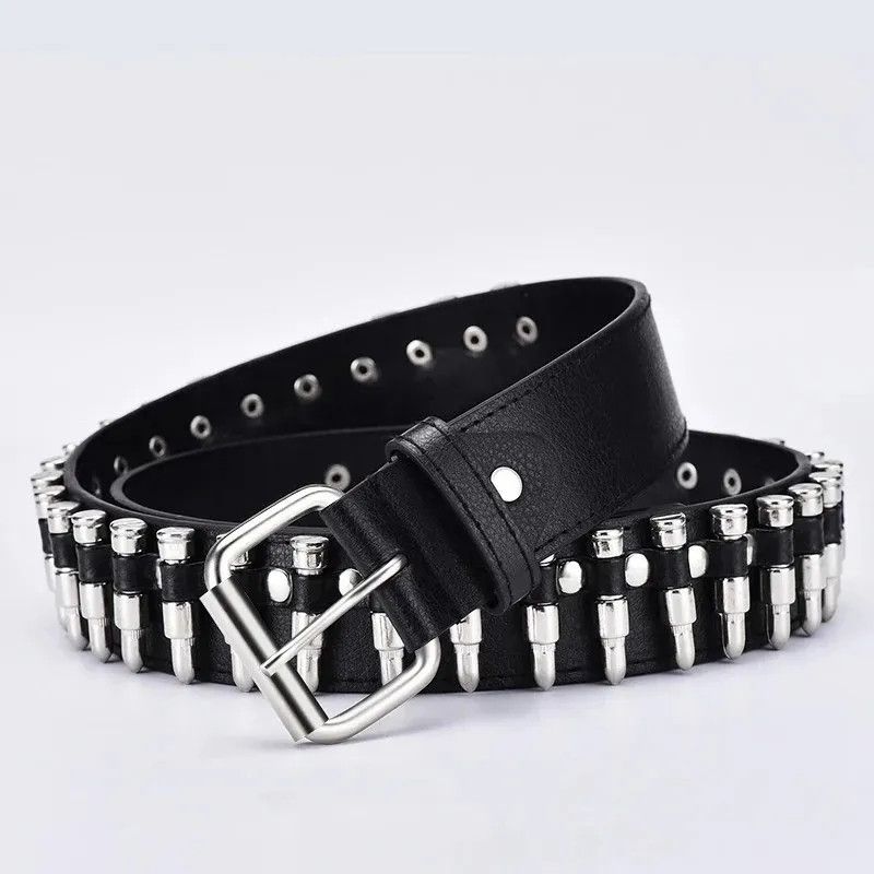 Rare Bullets Belt Gun Black Bullet Shells Buckle Shoot Chrome NYC Grailed