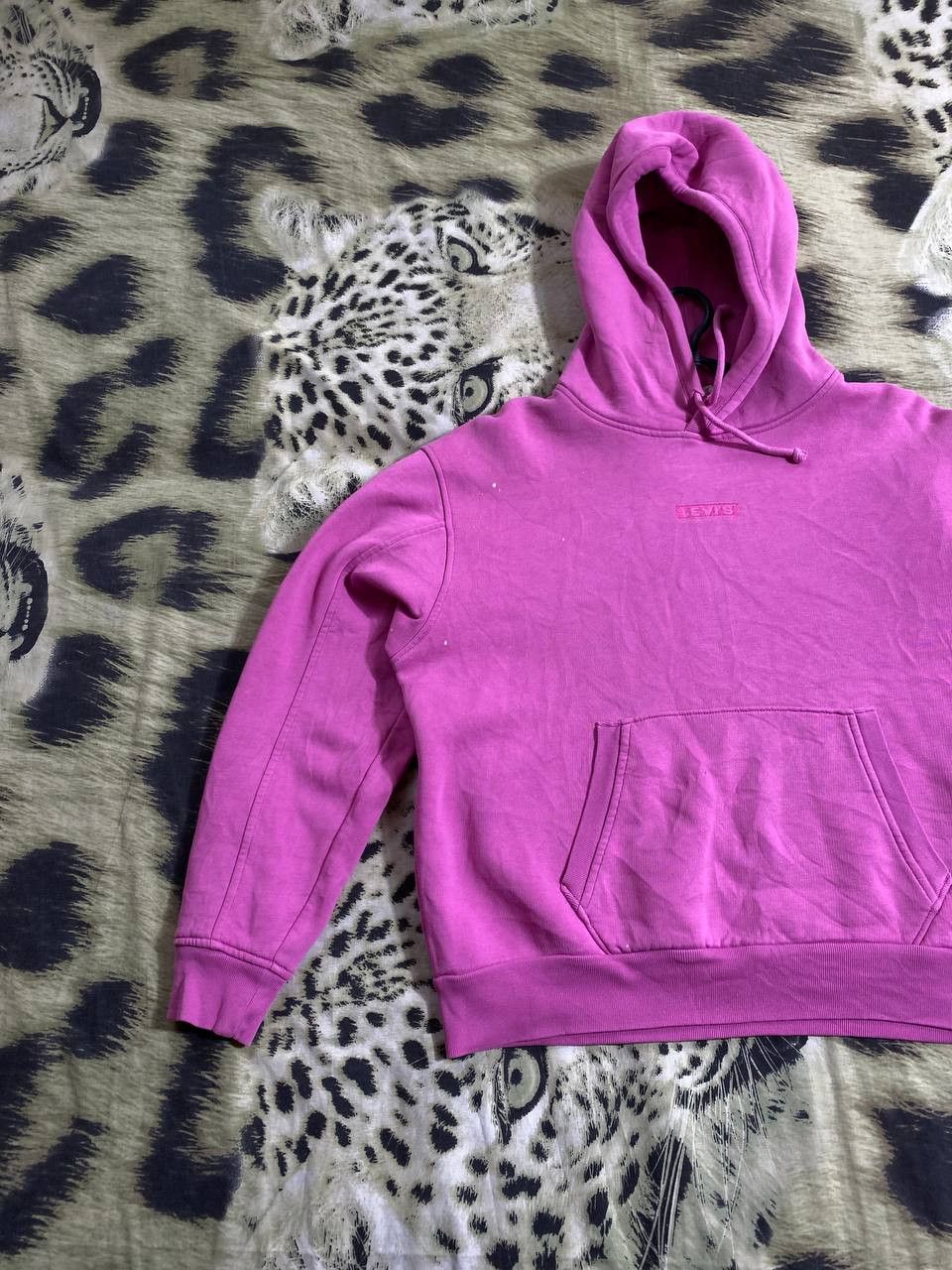 Levi's × Vintage Vintage Y2K/2000s Pink Levi’s Spellout Streetwear Hoodie! Size US XS / EU 42 / 0 - 8 Thumbnail