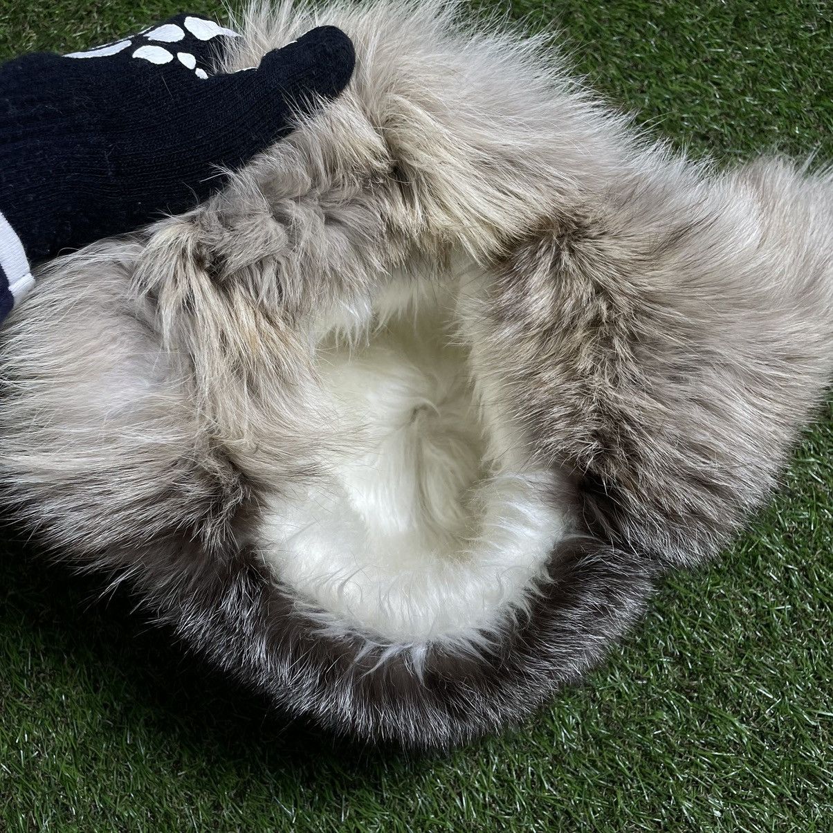 Vintage Vintage Y2K Fuzzy Beanie Ushanka Alt Grunge Streetwear OS Size ONE SIZE - 4 Thumbnail