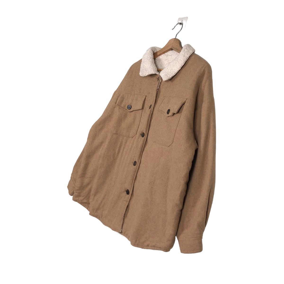 Japanese Brand × Vintage 📌VINTAGE WOOL JACKET VENCE EXCHANGE BIKER SHEARLING Size US M / EU 48-50 / 2 - 11 Thumbnail