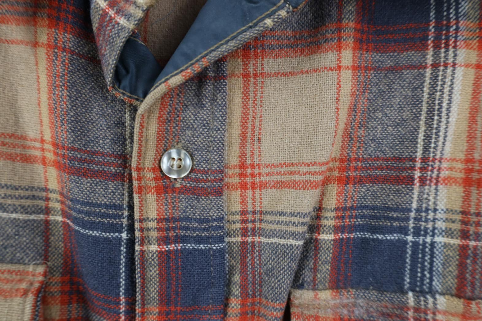Pendleton Vintage 70s Pendleton Wool Board Button Shirt Plaid USA Size US S / EU 44-46 / 1 - 8 Thumbnail