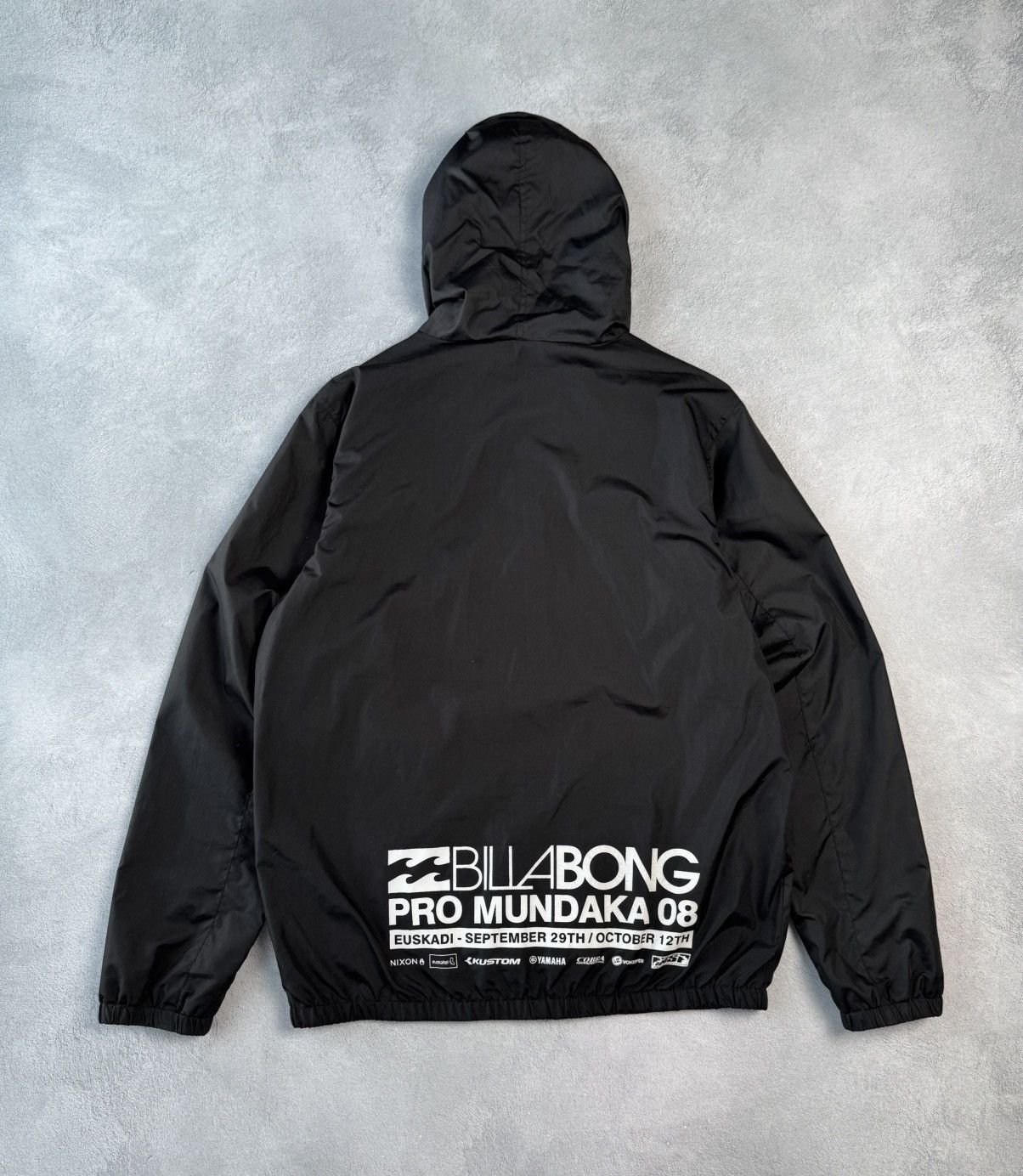 Billabong Billabong Big Logo Hooded Nylon Windbreaker Jacket Size US S / EU 44-46 / 1 - 1 Thumbnail
