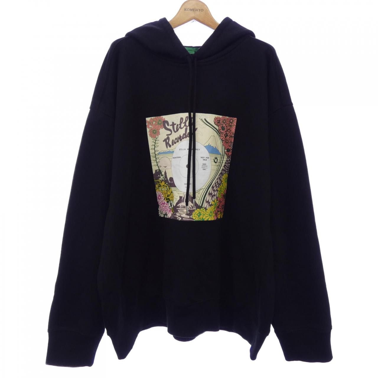 Stella McCartney Stella Mccartney Stella McCartney Record Hoodie Cotton Sweatshirts & Hoodies DUTY FREE for USA Size ONE SIZE - 1 Thumbnail