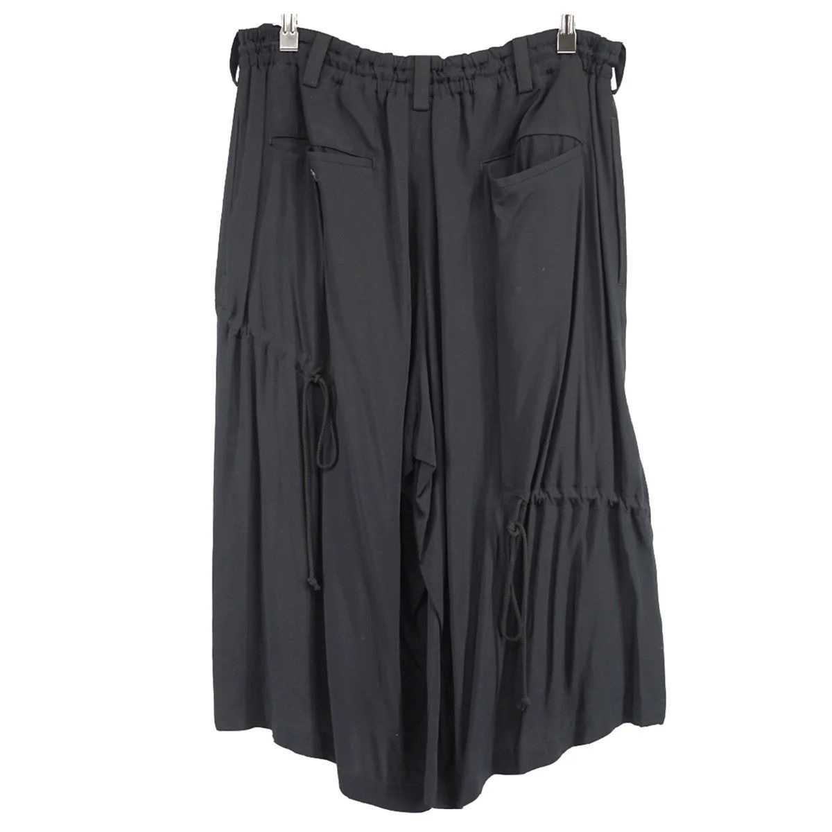 Yohji Yamamoto s’yte YOHJI YAMAMOTO TWILL STRINGS GATHERED CROPPED PANTS Size US 33 - 2 Thumbnail
