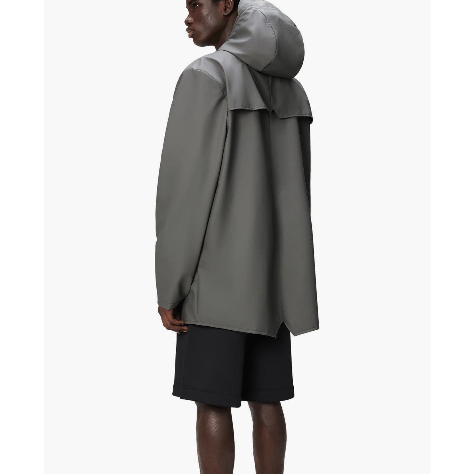 New Rains Storm Breaker Jacket W3 Coat Gray 1XL, Men's — image 2 of 6