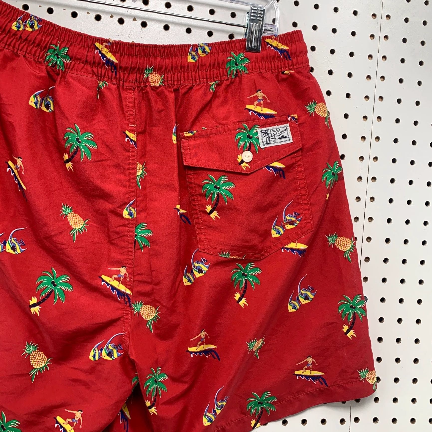 Polo Ralph Lauren Polo Ralph Lauren Swim Shorts Trunks Mens Size XL Pocket Drawstring Beach Surf Size US XL / EU 56 / 4 - 5 Thumbnail