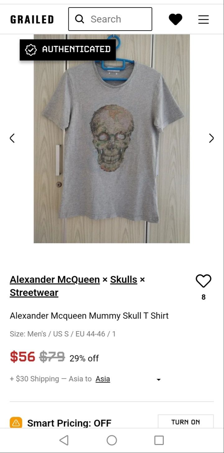 Alexander McQueen Alexander Mcqueen T Shirt Skull Logo Size US S / EU 44-46 / 1 - 15 Thumbnail