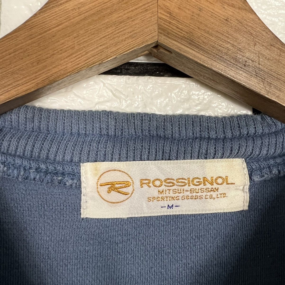 Japanese Brand ROSSIGNOL Mitsui-Bussan Crewneck Sweatshirt #4230-C193 Size US M / EU 48-50 / 2 - 10 Thumbnail