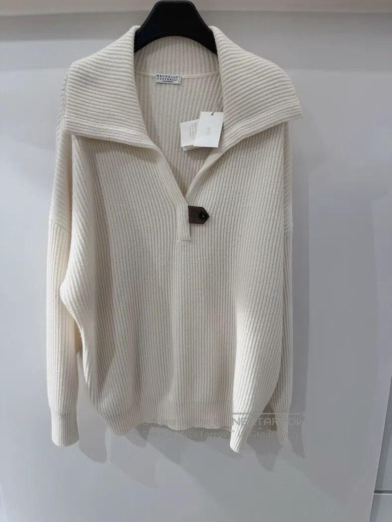 Brunello Cucinelli Brunello Cucinelli Cashmere Sweater Size M / US 6-8 / IT 42-44 - 1 Thumbnail
