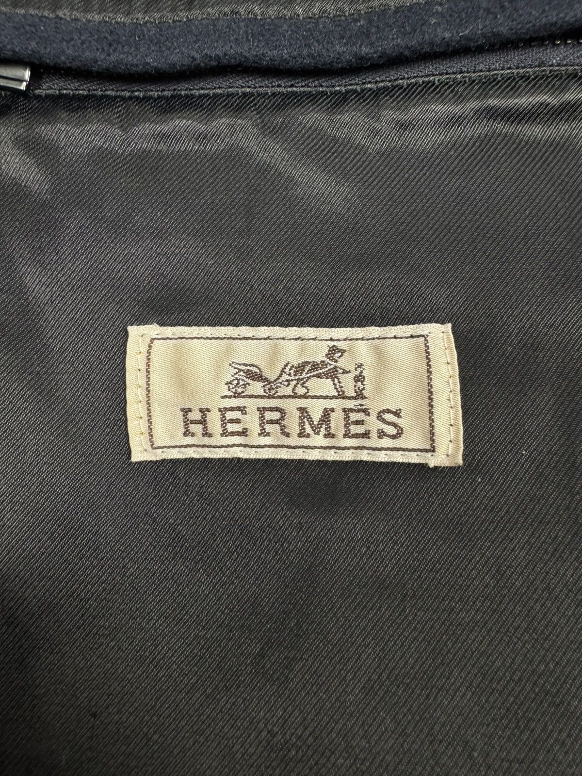 Hermes × Japanese Brand Hermes Coat Cashmere 13200€ Size US M / EU 48-50 / 2 - 12 Thumbnail