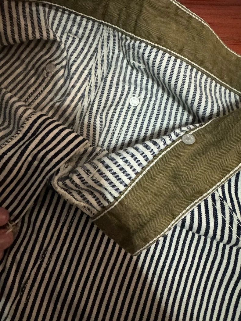 The Real McCoy's The Real McCoys Striped Denim Pants Size US 39 - 4 Thumbnail