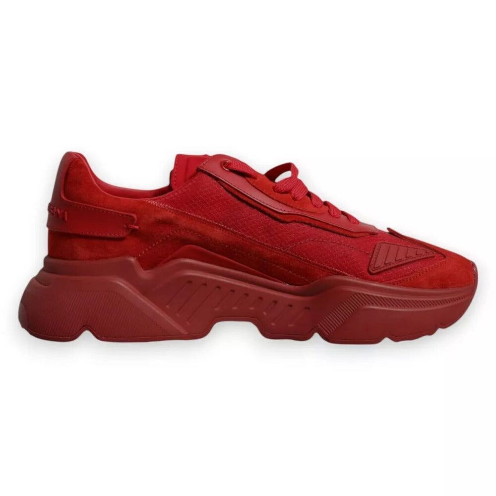 Dolce & Gabbana Dolce & Gabbana Red Leather Daymaster Low Top Sneakers Shoes Size US 9 / EU 42 - 5 Thumbnail