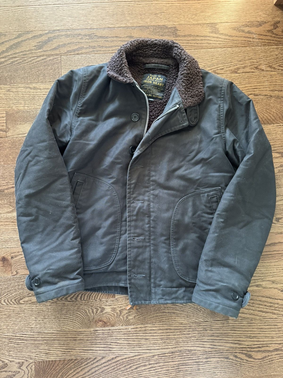 Iron Heart Whipcord N1 Deck Jacket - Black Size US L / EU 52-54 / 3 - 1 Thumbnail