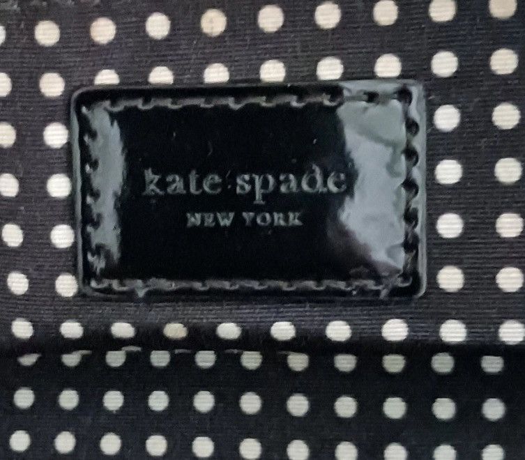 Kate Spade Kate Spade Stevie Black Nylon Patent Leather Satchel Bag Size ONE SIZE - 6 Thumbnail