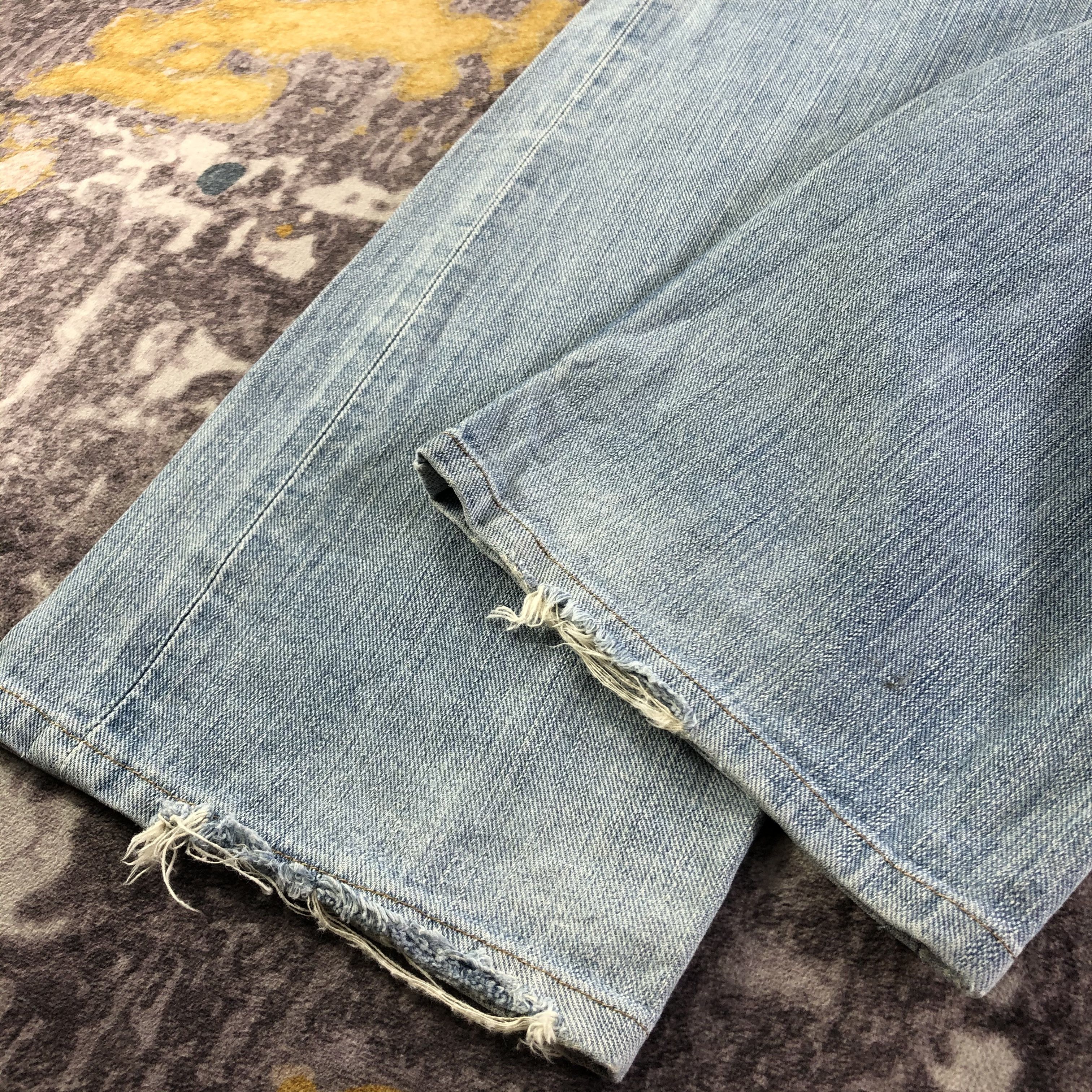 Vintage Vintage Light Wash Wrangler Redline Jeans-JM3664 Size US 30 / EU 46 - 4 Thumbnail