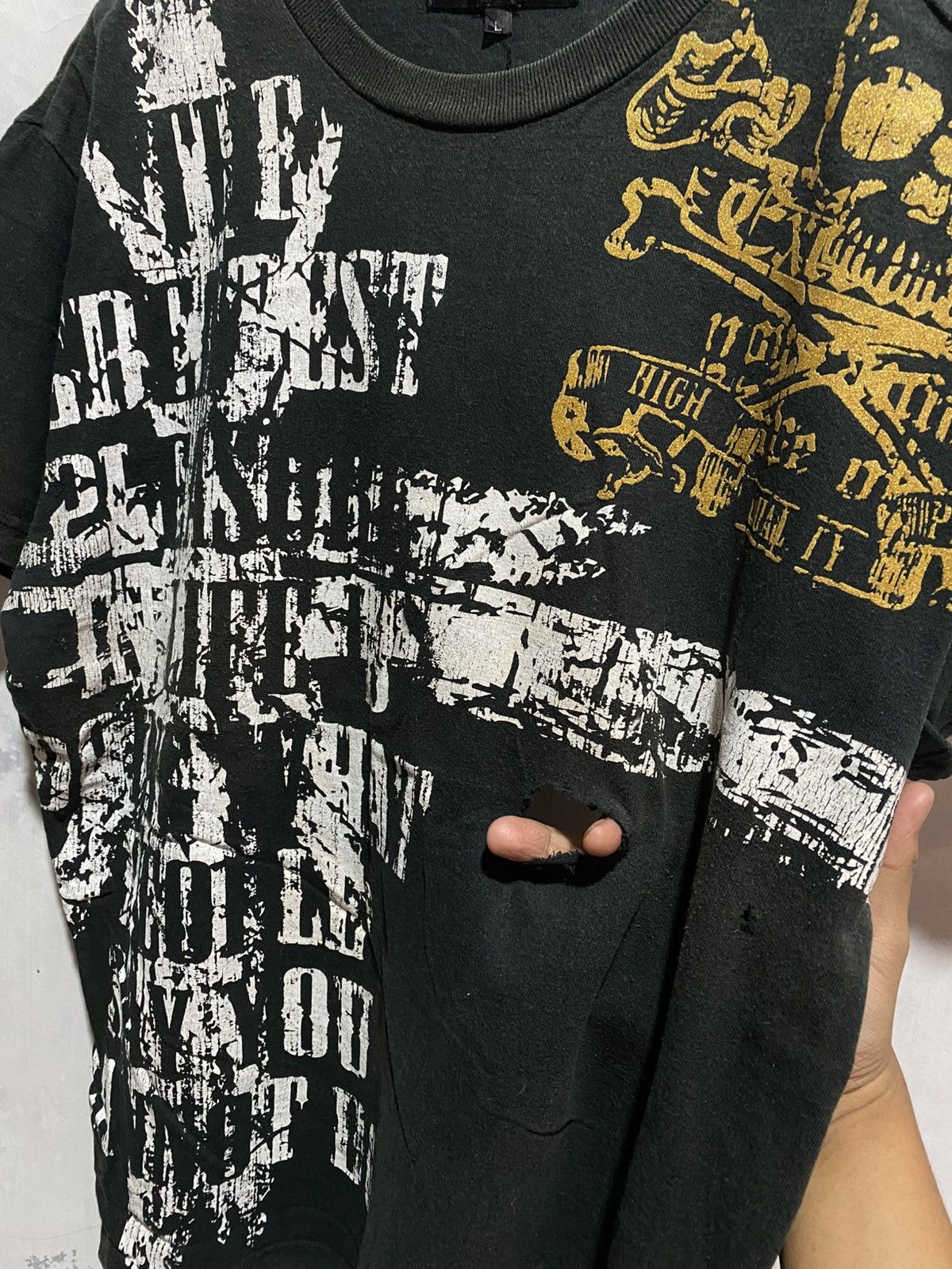 Japanese Brand 2000s y2k strange heaven damaged tshirt iswn lgb style Size US L / EU 52-54 / 3 - 4 Thumbnail
