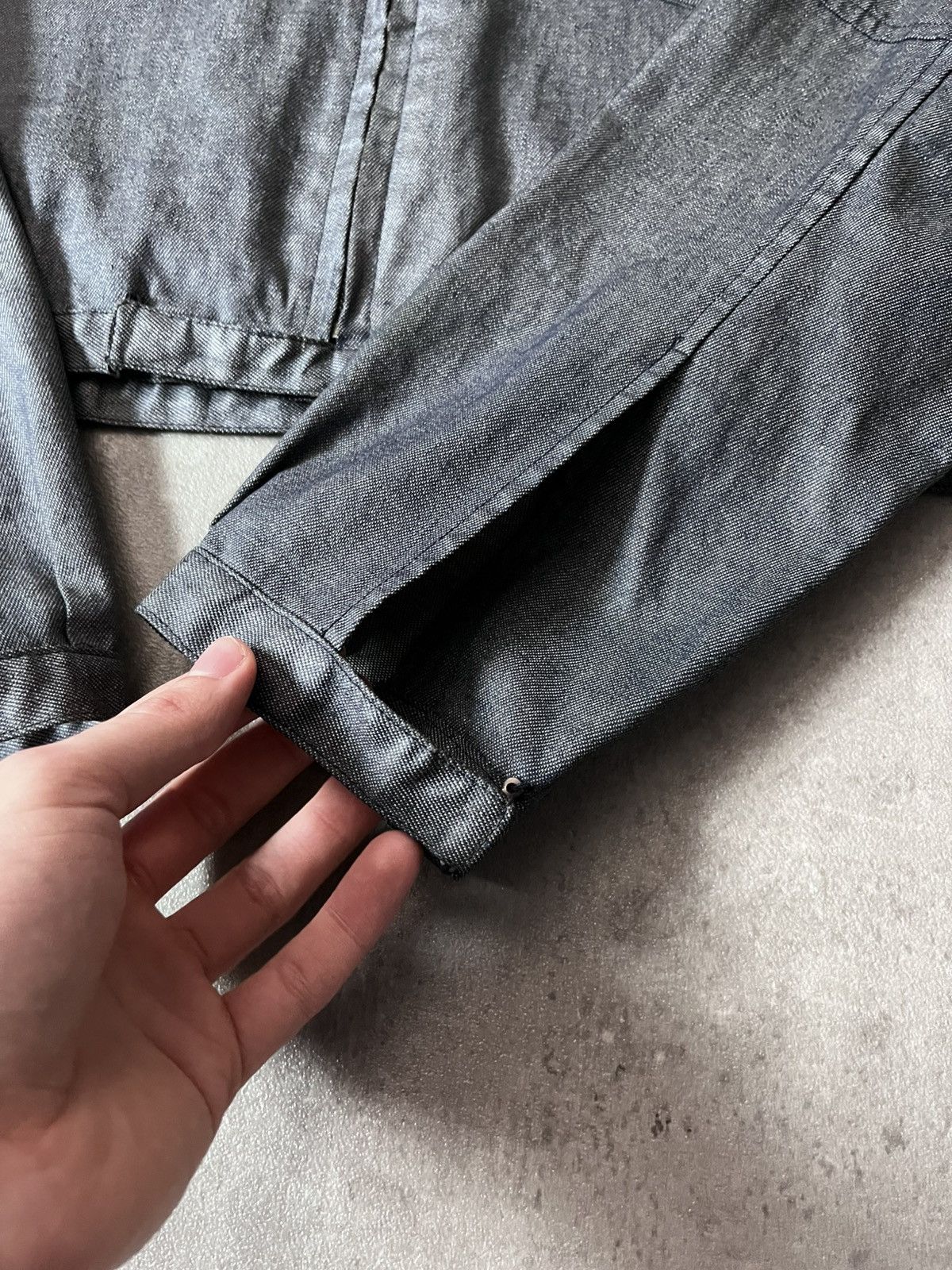 Carol Christian Poell Carol Christian Poell denim polyurethane waxed jacket 90s Size US M / EU 48-50 / 2 - 5 Thumbnail