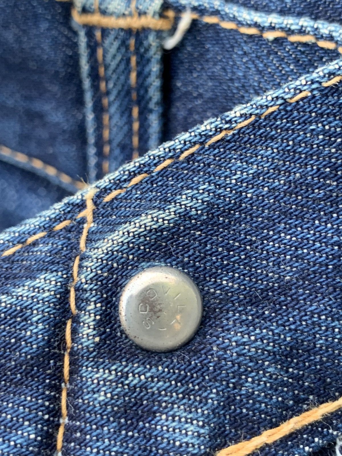 Edwin × Vintage Vintage Edwin Super Flare Bush Pant Bell Bottom Denim Size US 28 / EU 44 - 21 Thumbnail