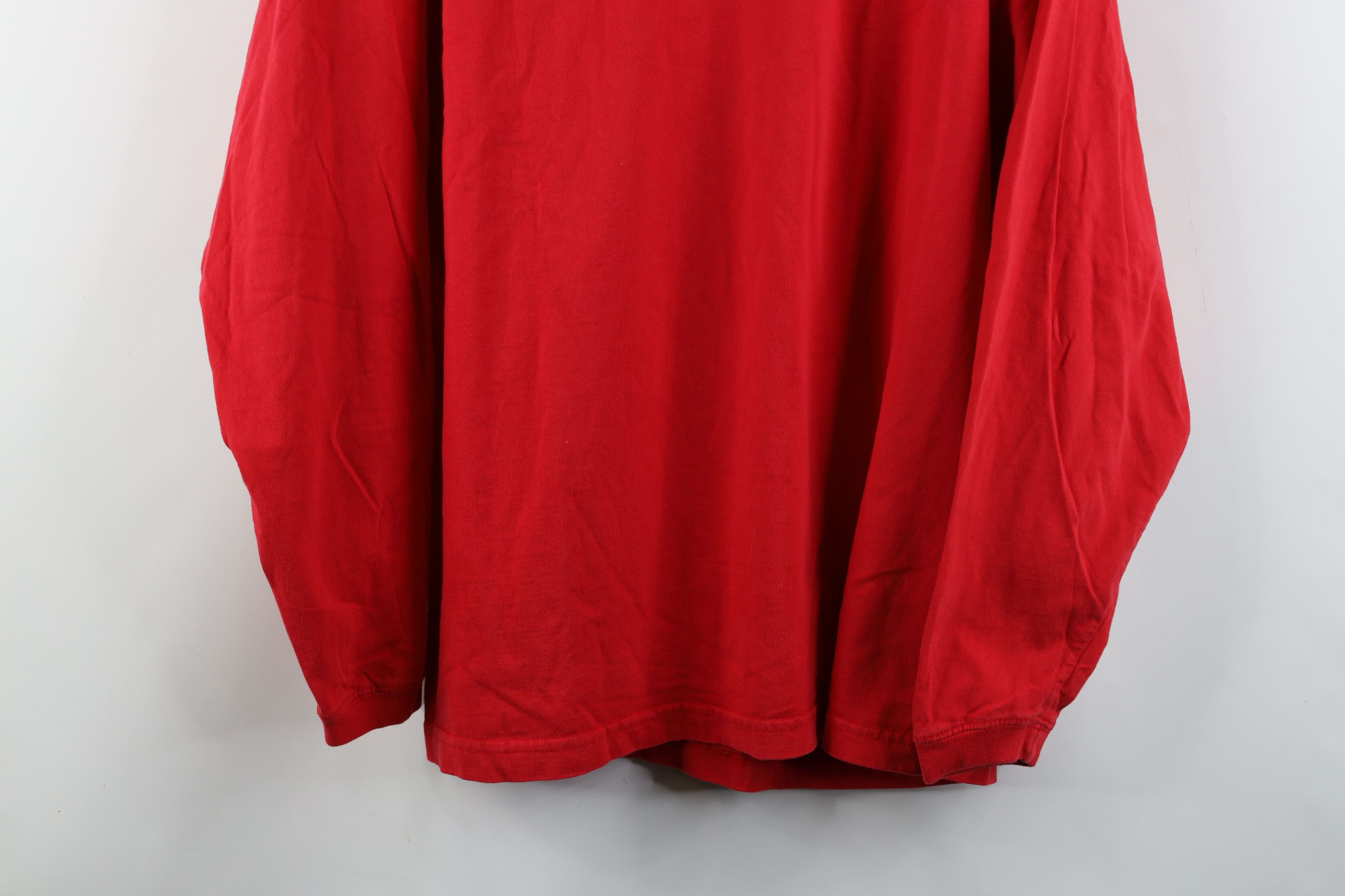 Vintage Vintage 90s State University Mock Neck Long Sleeve T-Shirt Size US L / EU 52-54 / 3 - 3 Thumbnail