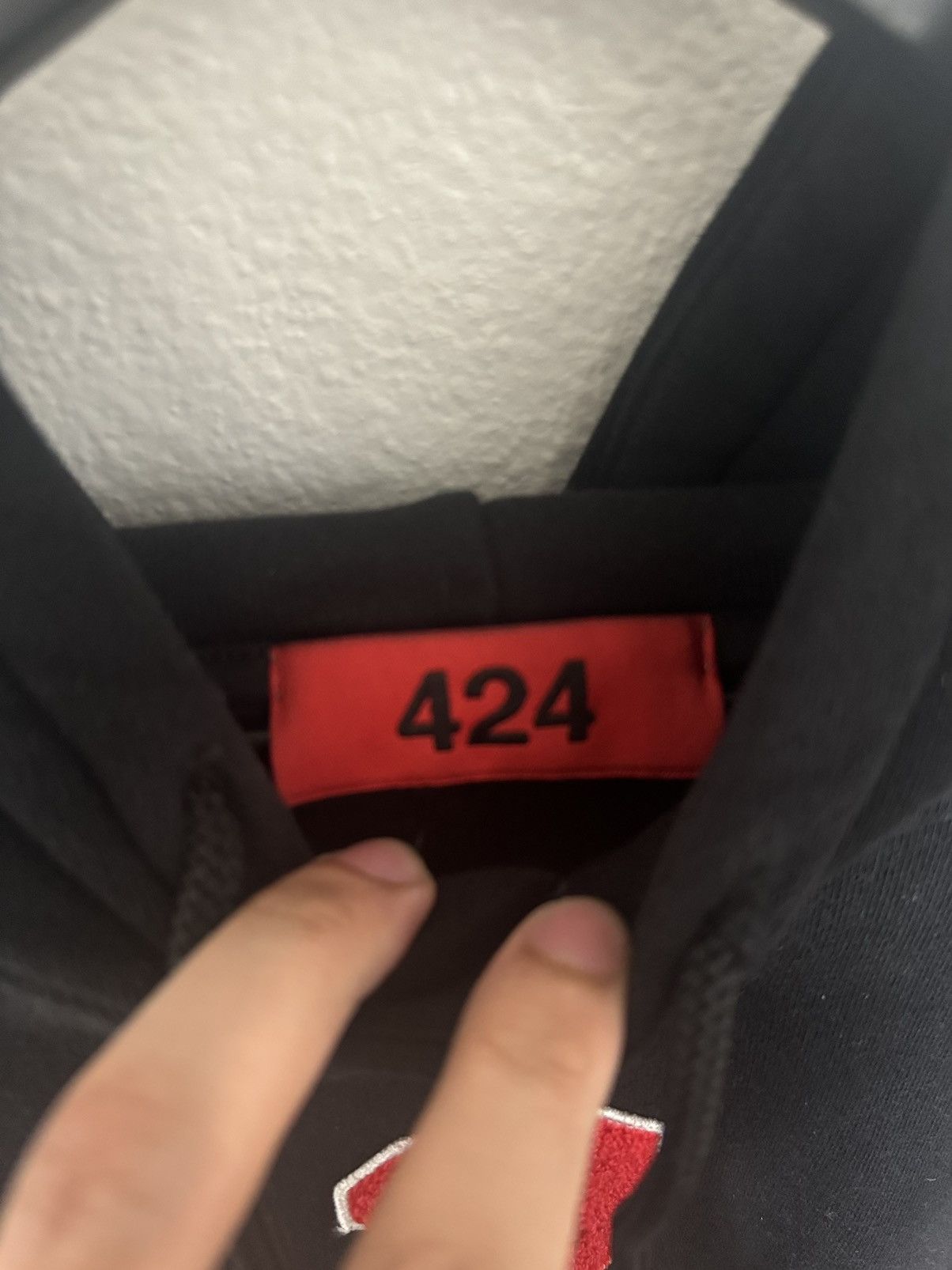 424 424 Black Numbers Hoodie Size US M / EU 48-50 / 2 - 2 Thumbnail