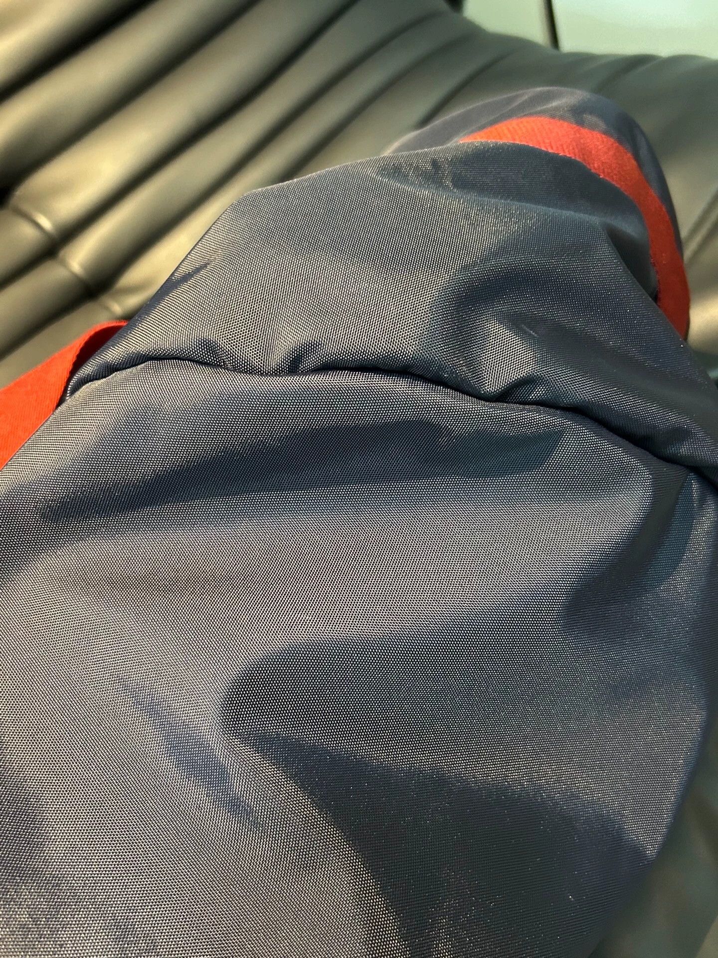 Balenciaga Balenciaga Navy-Red Colorblock Airport Gym Tennis Travel Bag Size ONE SIZE - 3 Thumbnail