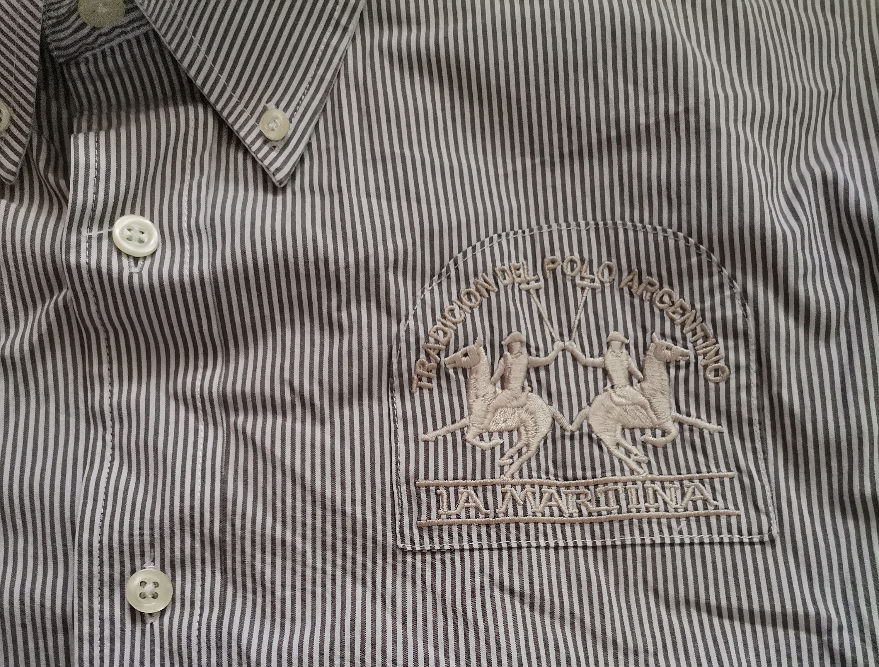 La Martina La Martina Striped Shirt Size US XXL / EU 58 / 5 - 2 Thumbnail