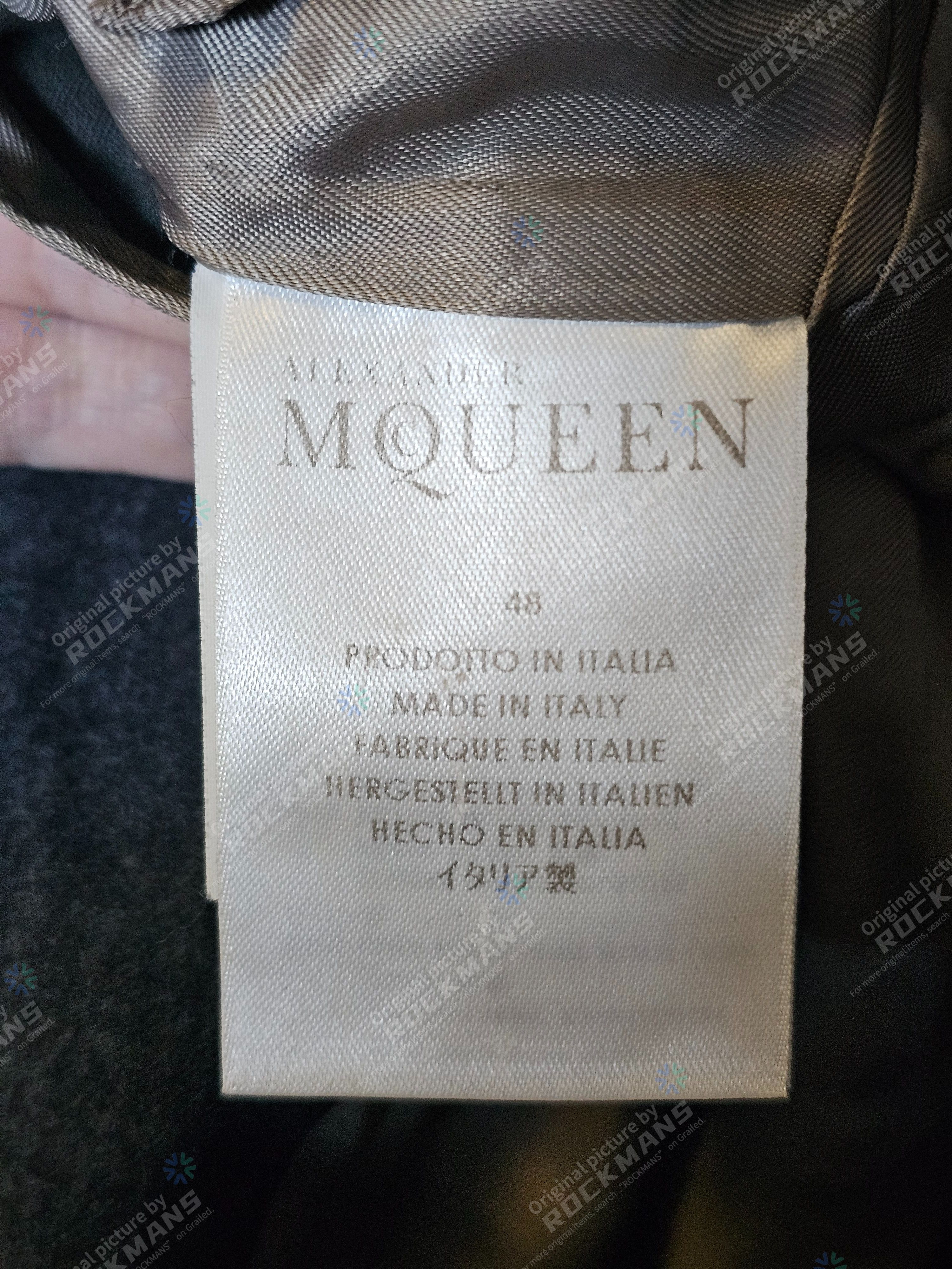 Alexander McQueen Alexander Mcqueen Wool/Blend Blazers Jackets size 48 Size 48R - 7 Thumbnail