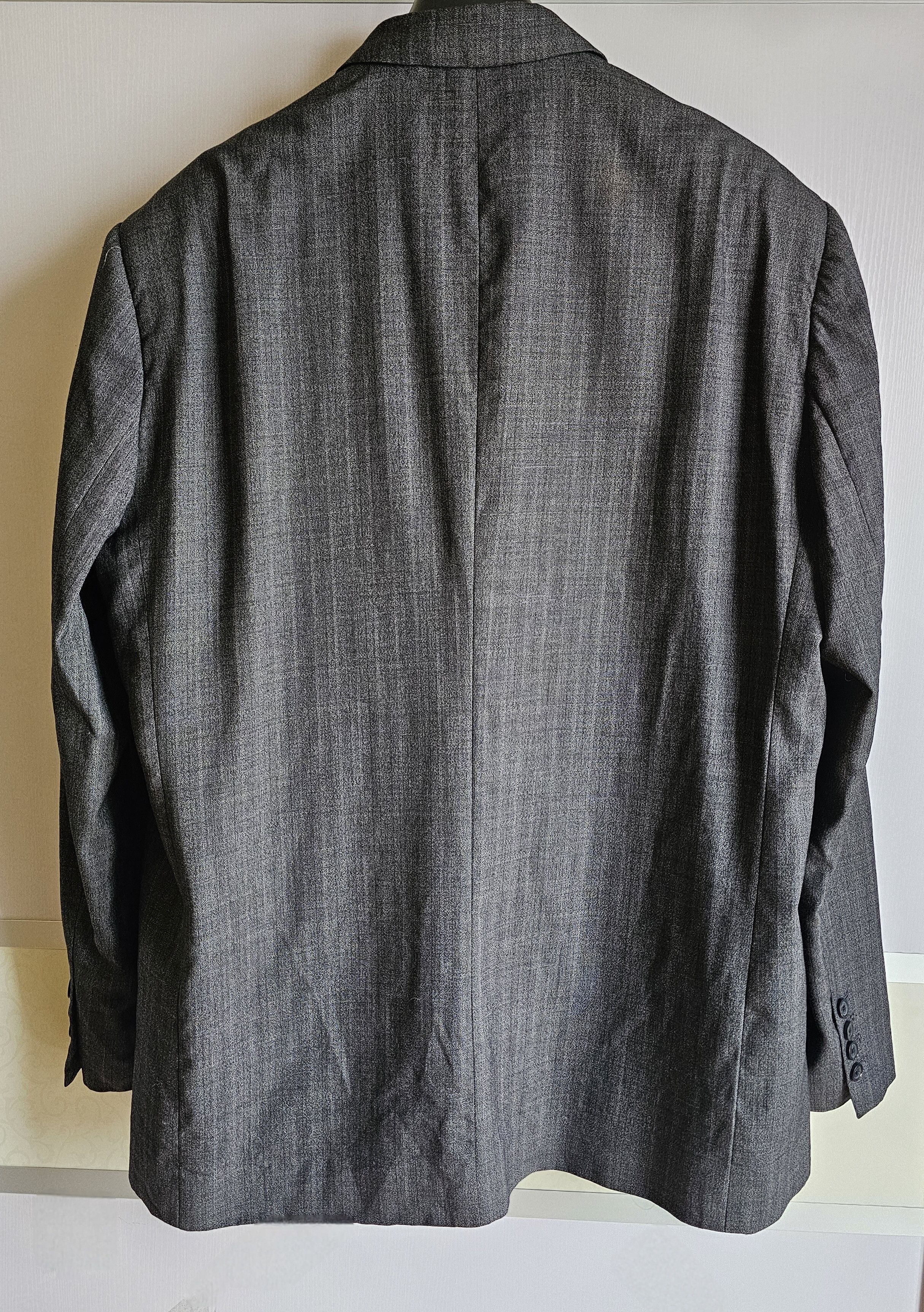 Balenciaga Balenciaga Gray Oversize Wool Blazer Size 50 Size 50L - 4 Thumbnail