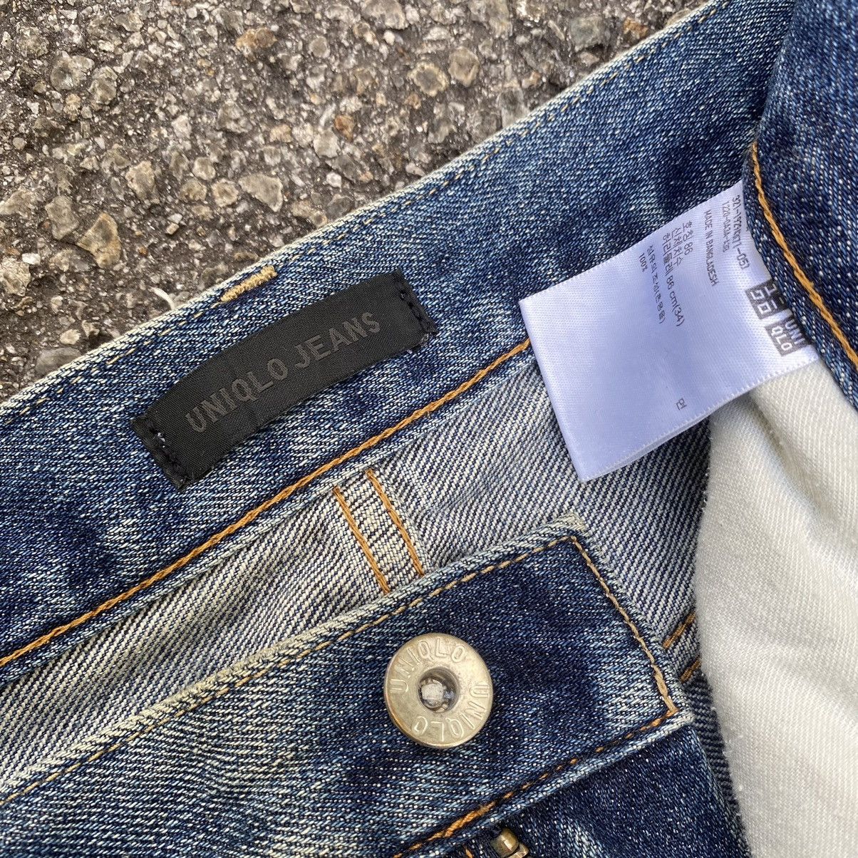 Japanese Brand × Vintage Japanese Distressed Denim Faded Blue Jeans Pants Size US 34 / EU 50 - 7 Thumbnail