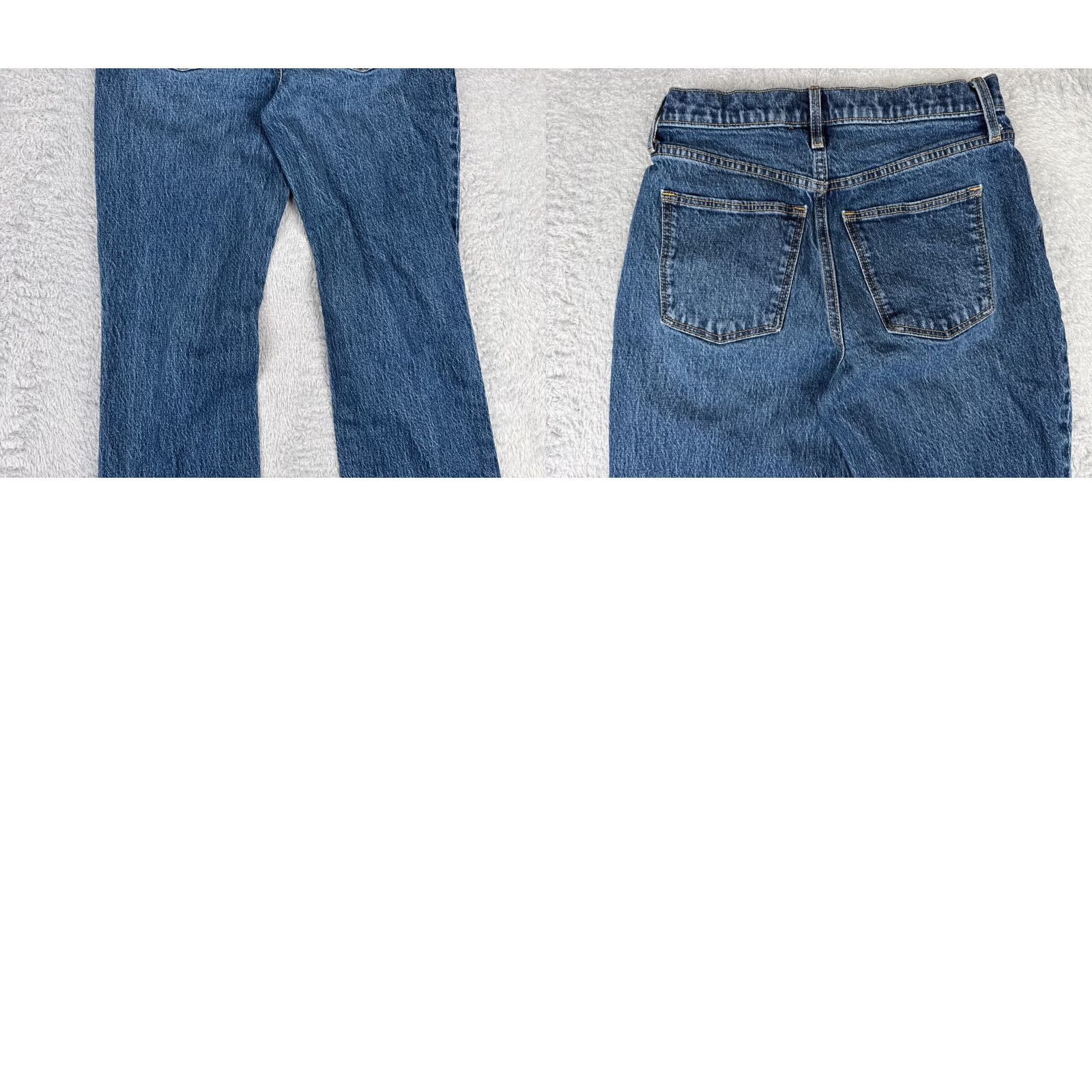 Vintage Universal Thread Jeans Women 2 Blue Denim Bootcut High Rise Cotton Blend 28x31 Womens Size 26" / US 2 / IT 38 - 10 Thumbnail